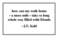 J.T. Kold Haiku
