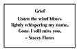 Stacey Flores Haiku