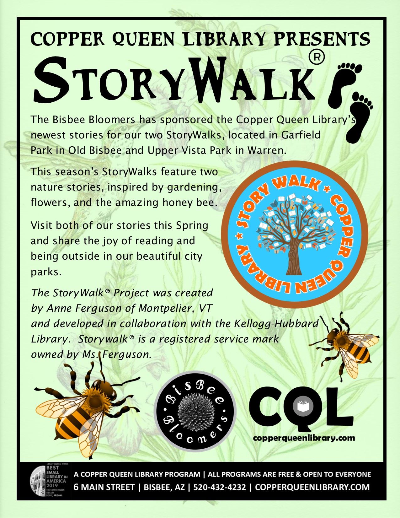StoryWalk Poster Spring 2023