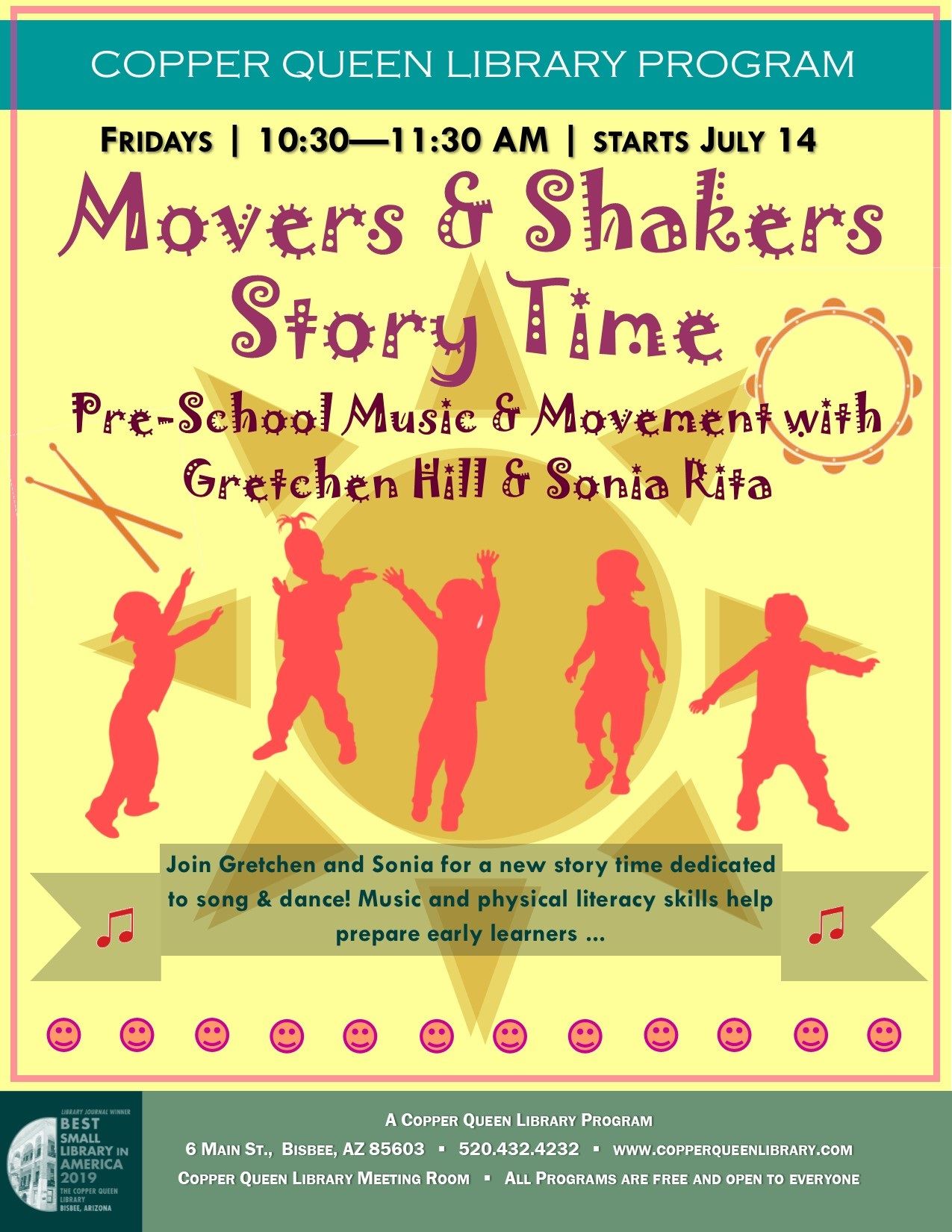 CQL PRE-SCHOOL MOVERS AND SHAKERS JULY 2022