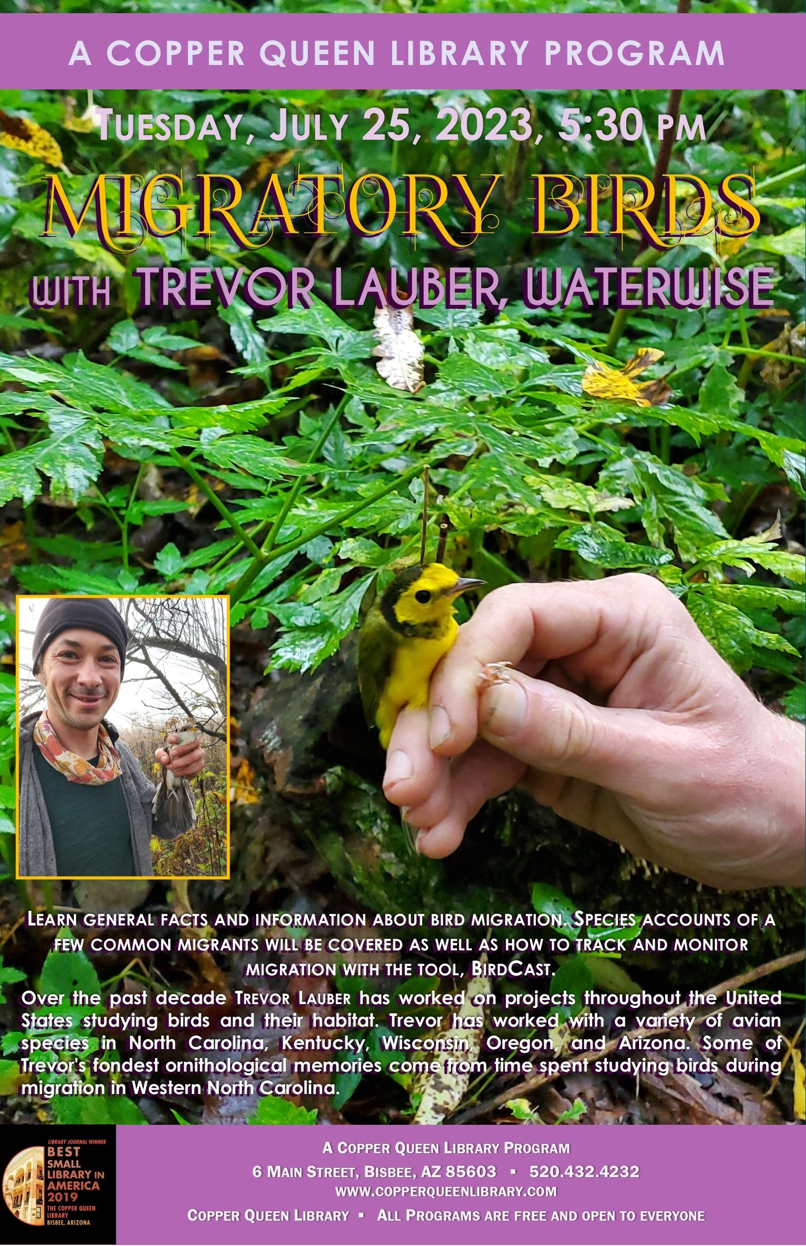 CQL TREVOR LAUBER MIGRATORY BIRDS 7.25.2023