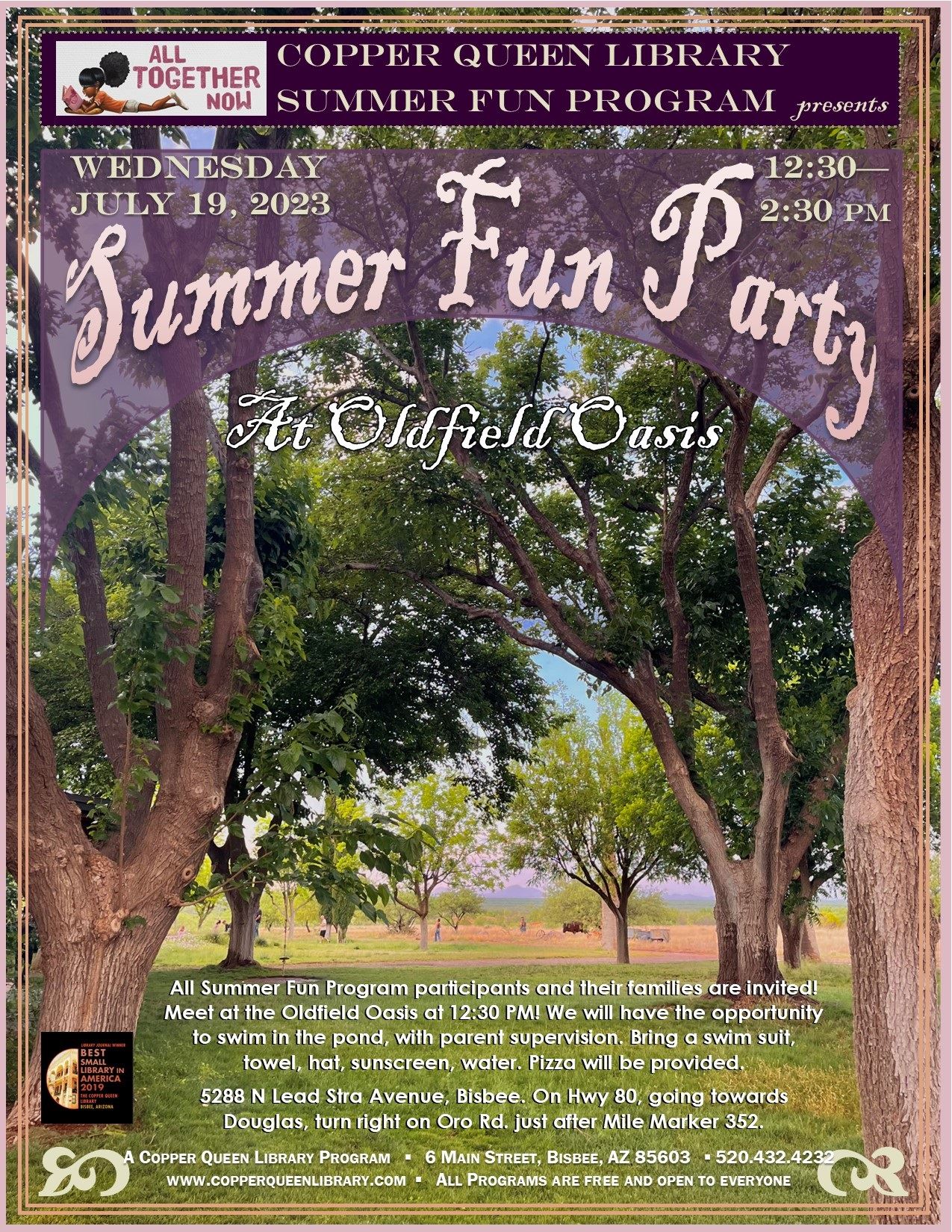 CQL OLDFIELD OASIS SUMMER FUN PARTY 7.19.2023
