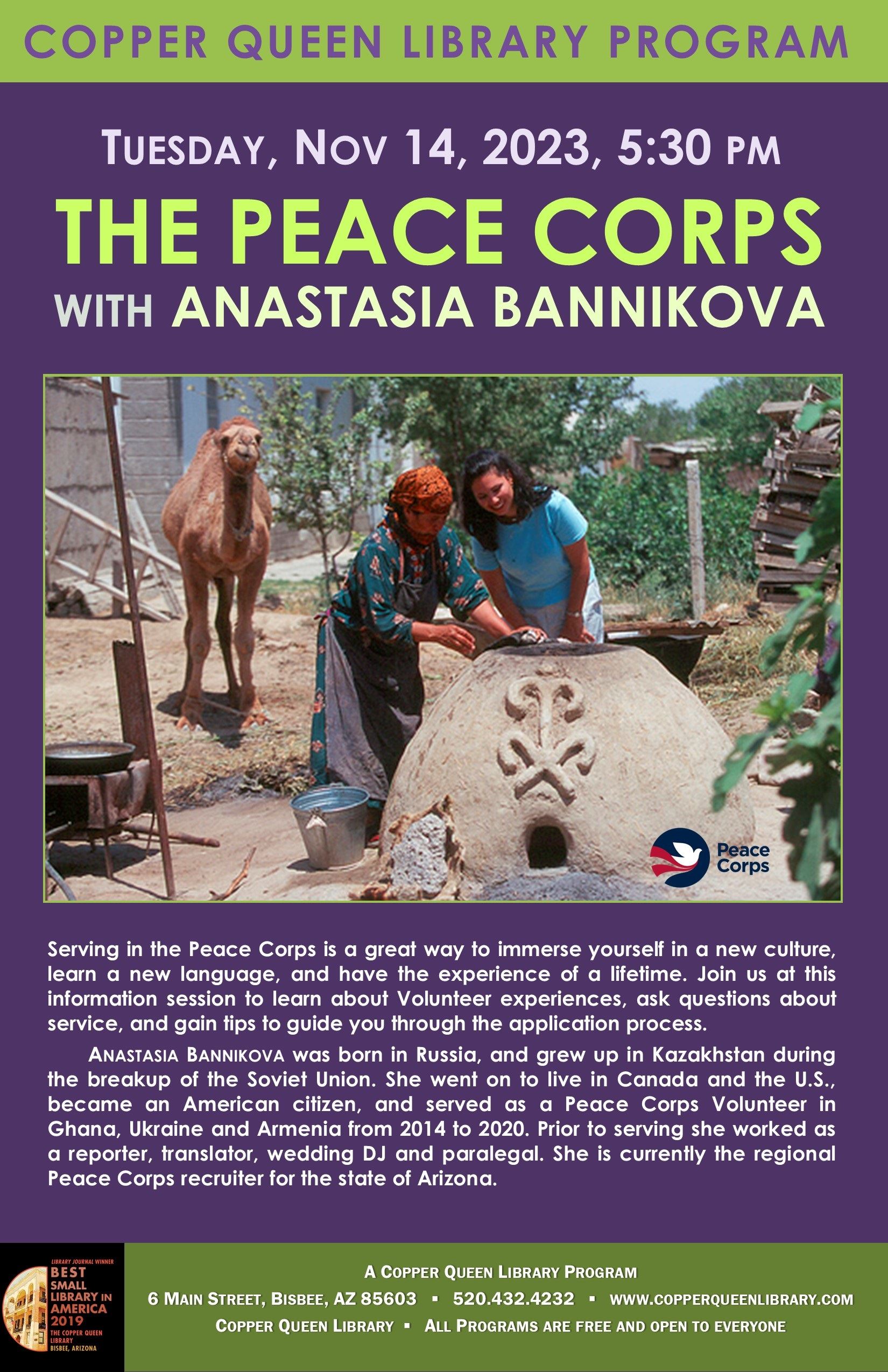 CQL PEACE CORPS ANASTASIA BANNIKOVA 11.14.2023