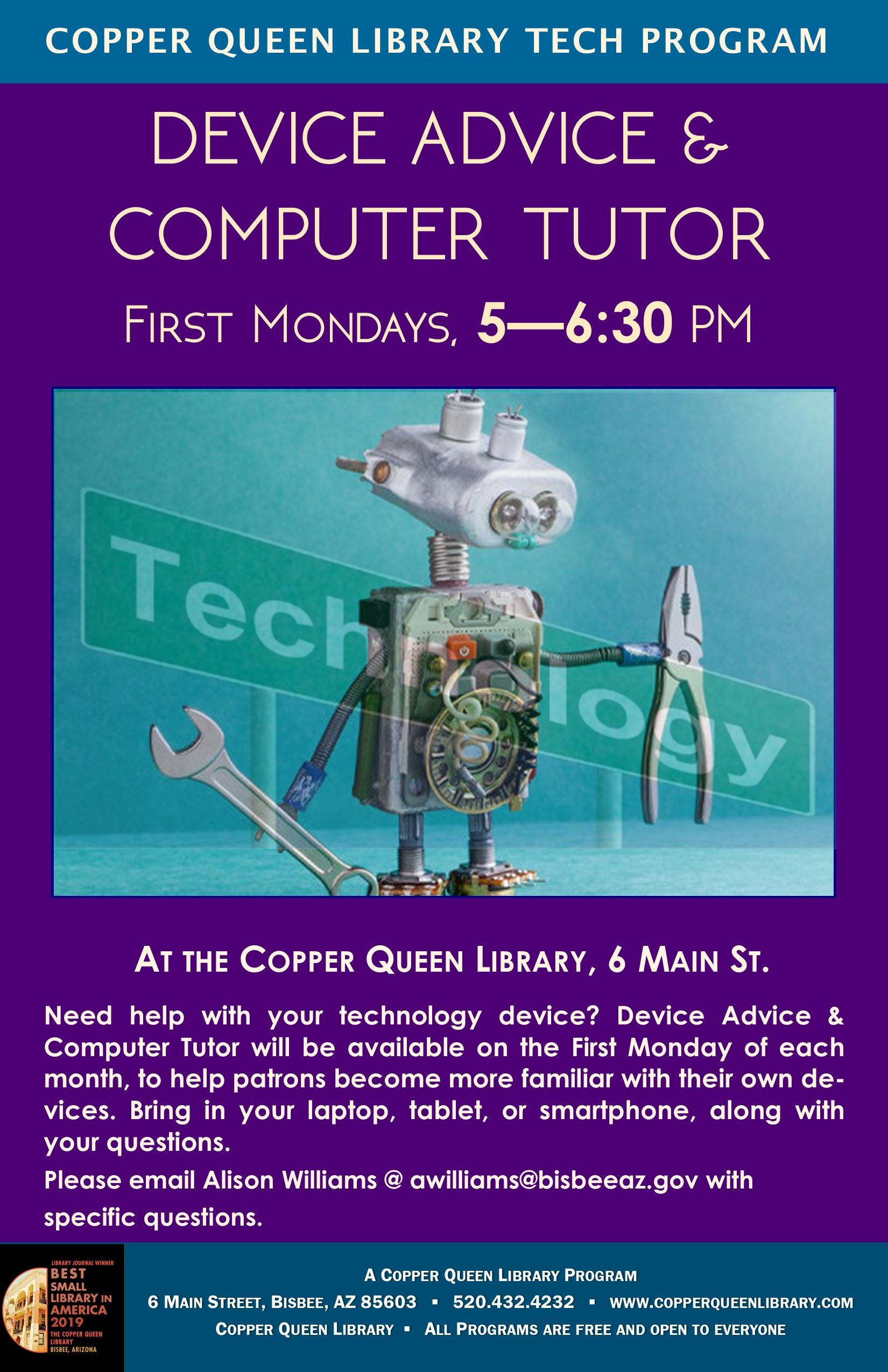 CQL DEVICE ADVICE COMPUTER TUTOR SEPT 2023