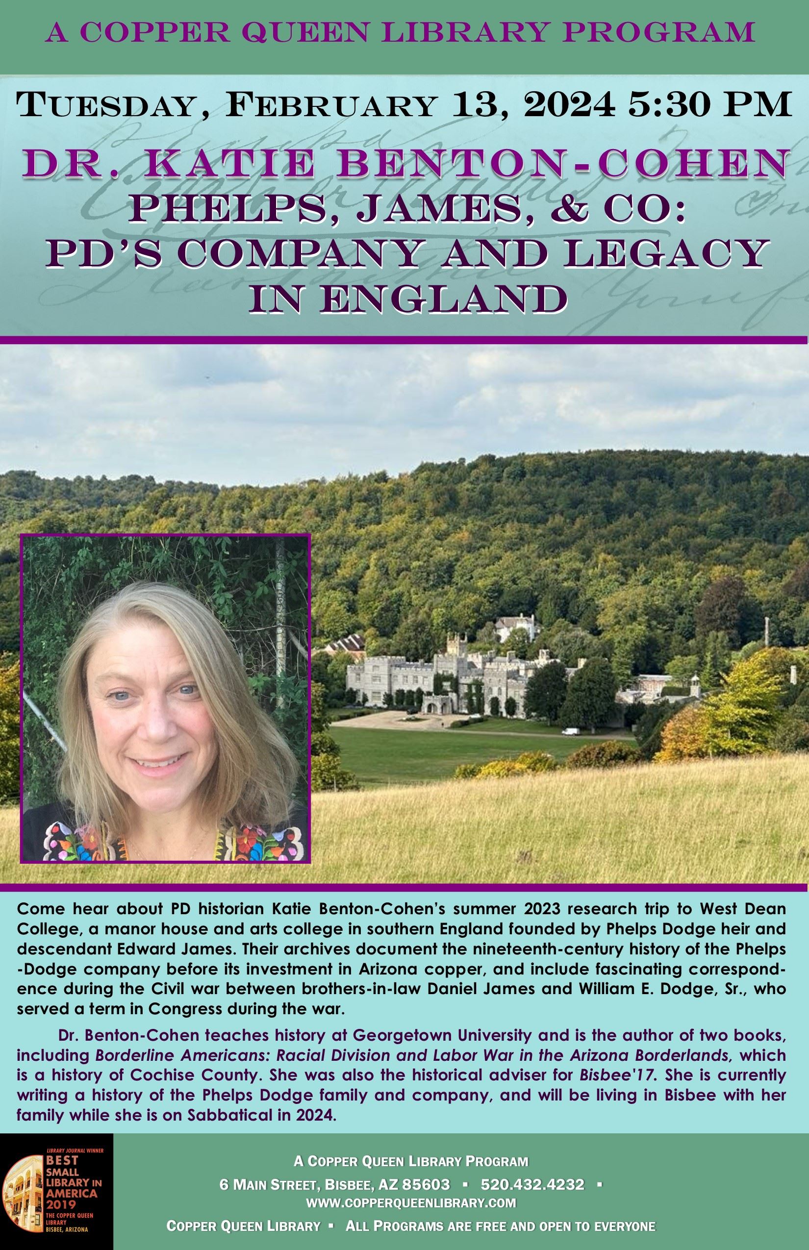 CQL KATIE BENTON COHEN PHELPS DODGE 2.13.2024