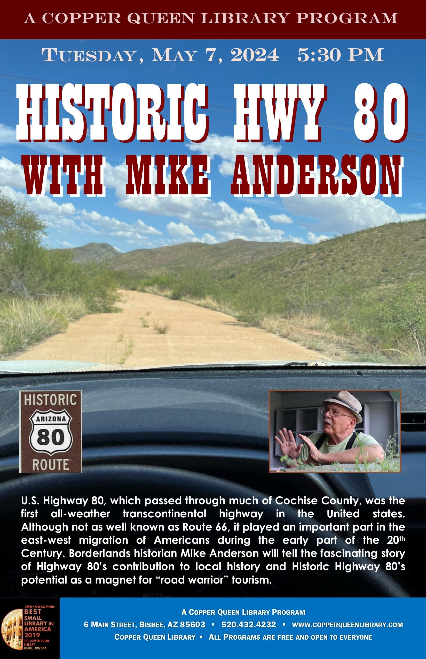 CQL MIKE ANDERSON HISTORIC HWY 80 5.7.2024