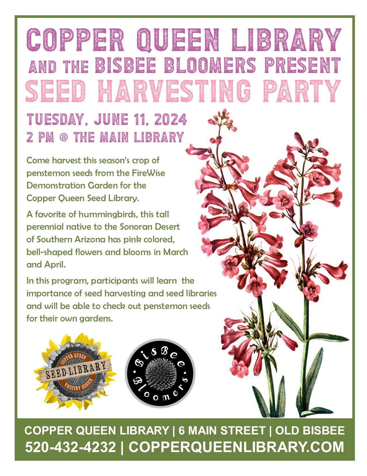 Seed Harvest Party Poster 2024