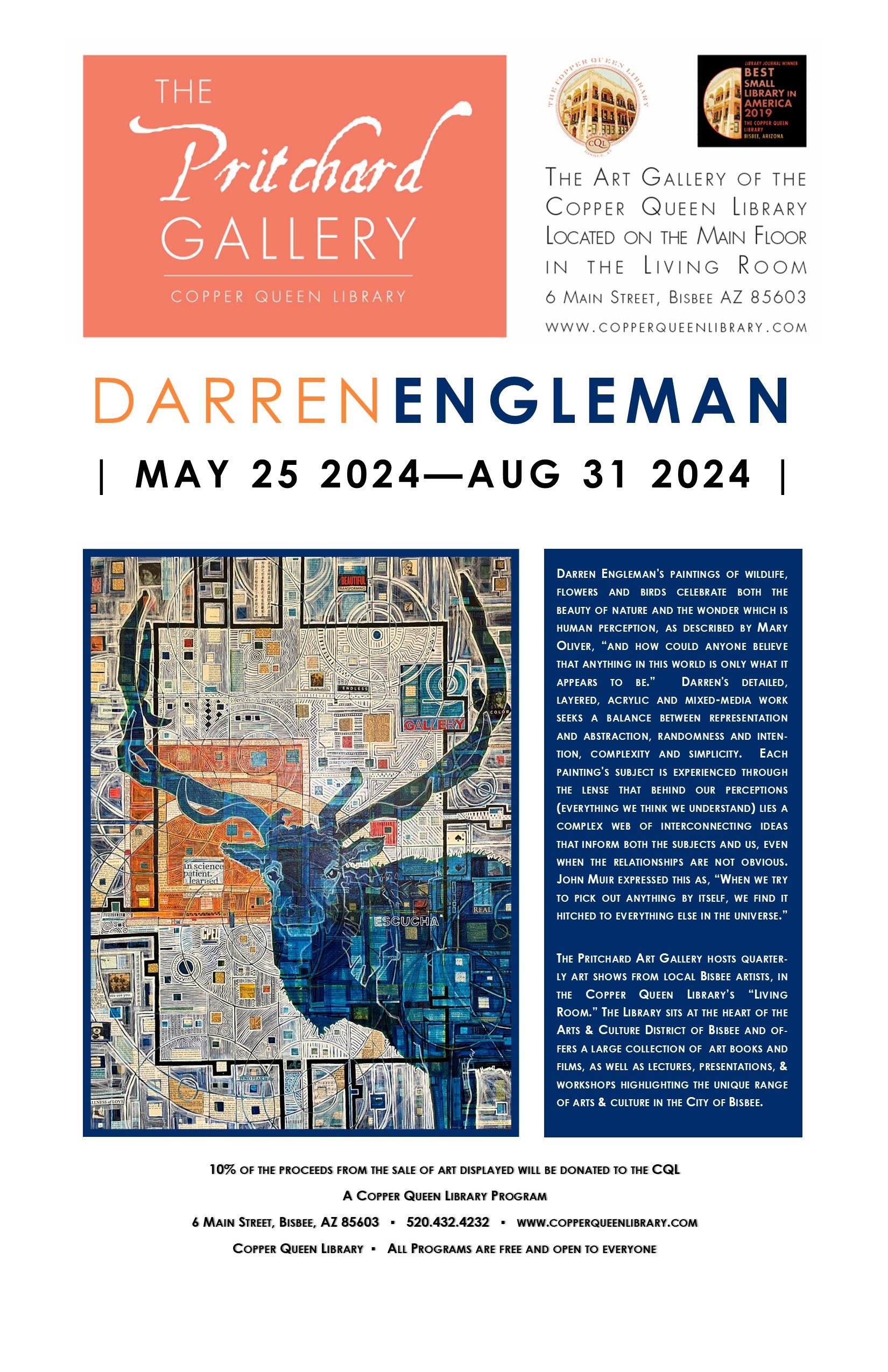 CQL PRITCHARD GALLERY DARREN ENGLEMAN 2024