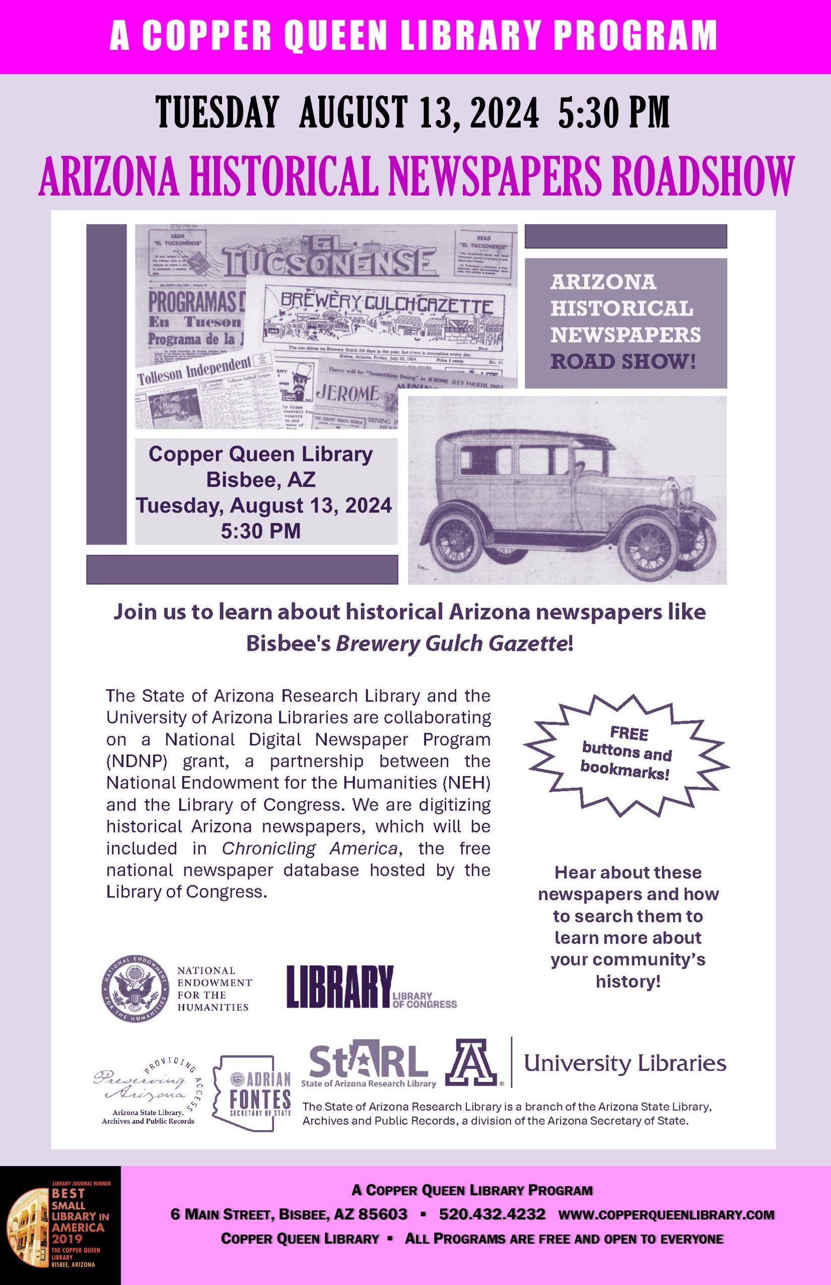 CQL UA ARCHIVES ROADSHOW MARY FEENEY 8.13.2024