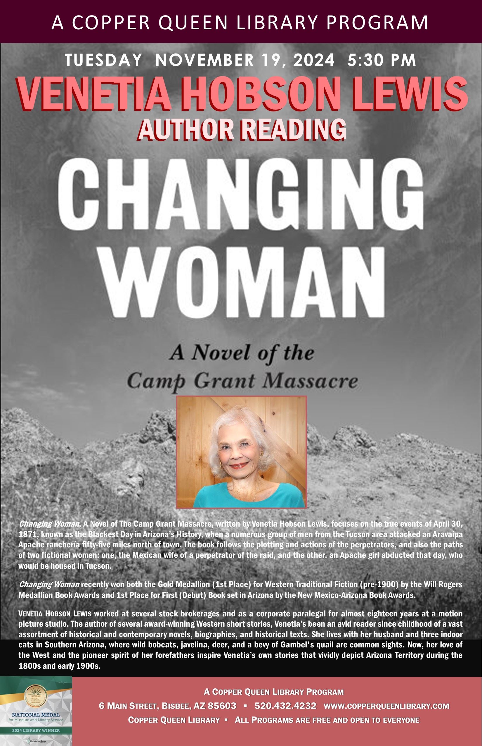 CQL VENETIA LEWIS CHANGING WOMAN 11.19.2024