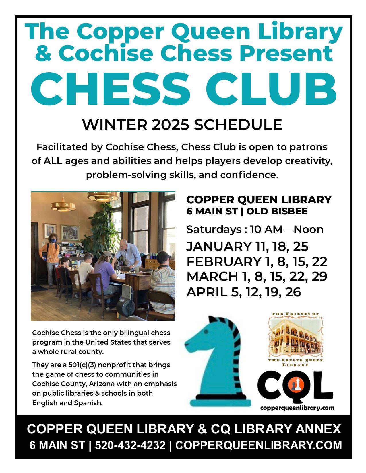 Chess Poster Winter 2025