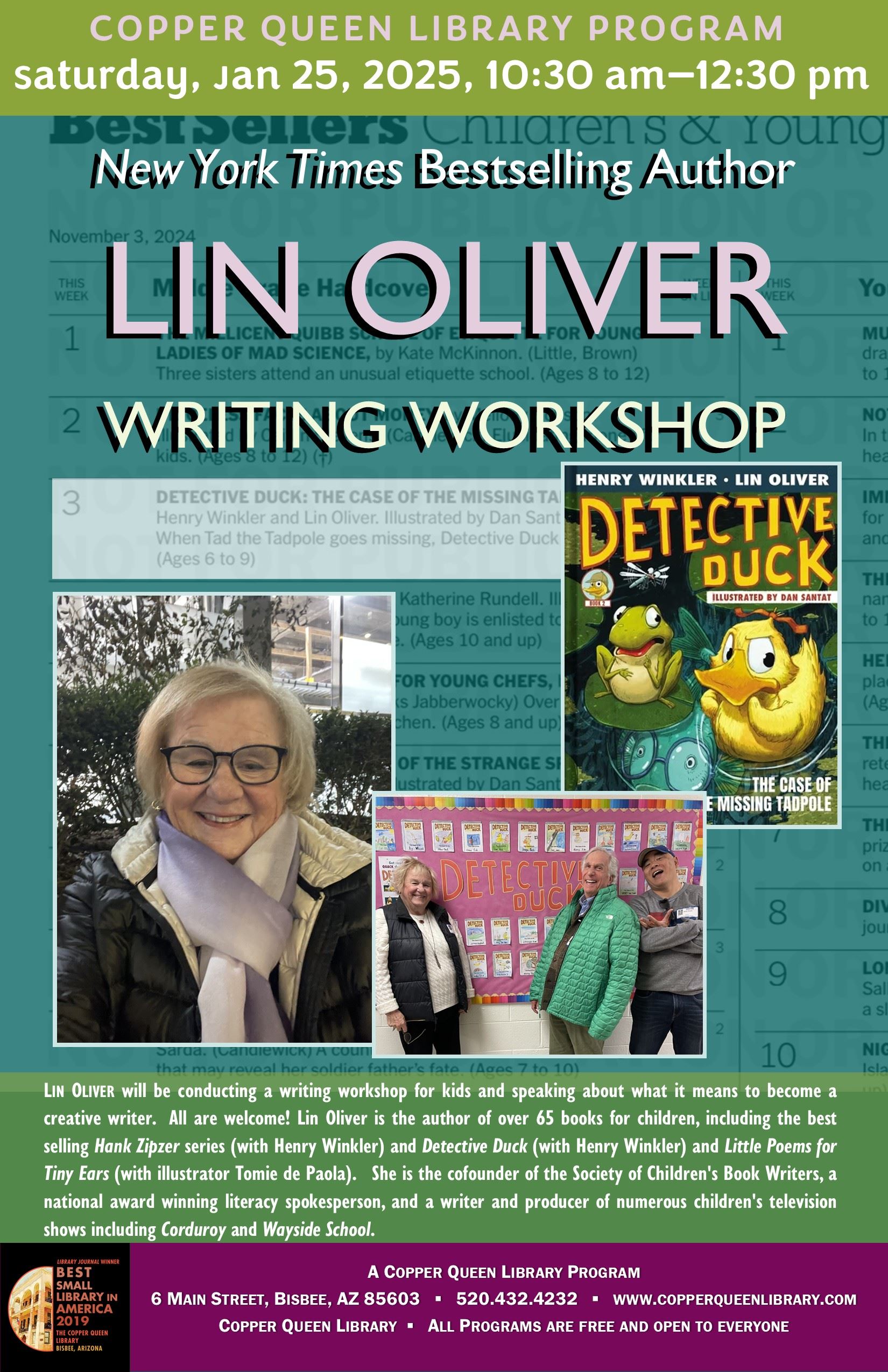 CQL LIN OLIVER WRITING WORKSHOP 1.25.2025