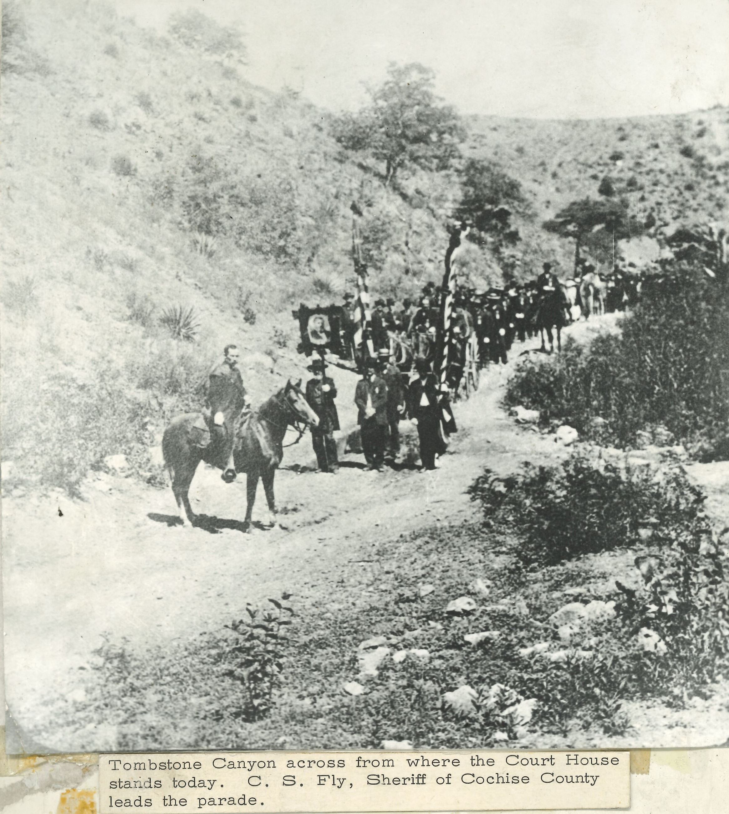 Tombstone Canyon; Bisbee; Arizona; C.S. Fly; Cochise County Sheriff; Parade