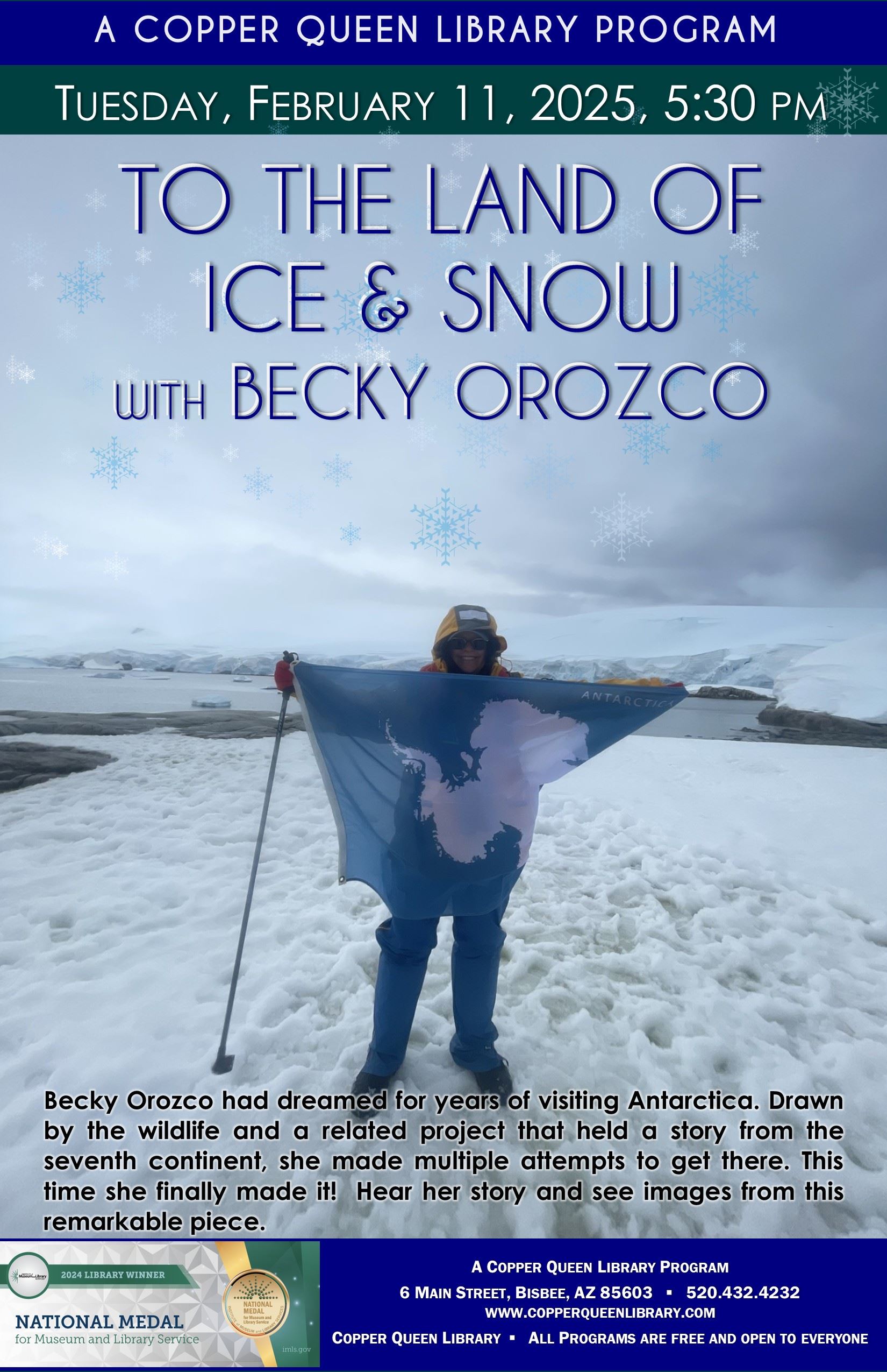 CQL BECKY OROZCO TO THE LAND OF ICE AND SNOW 2.11..2025