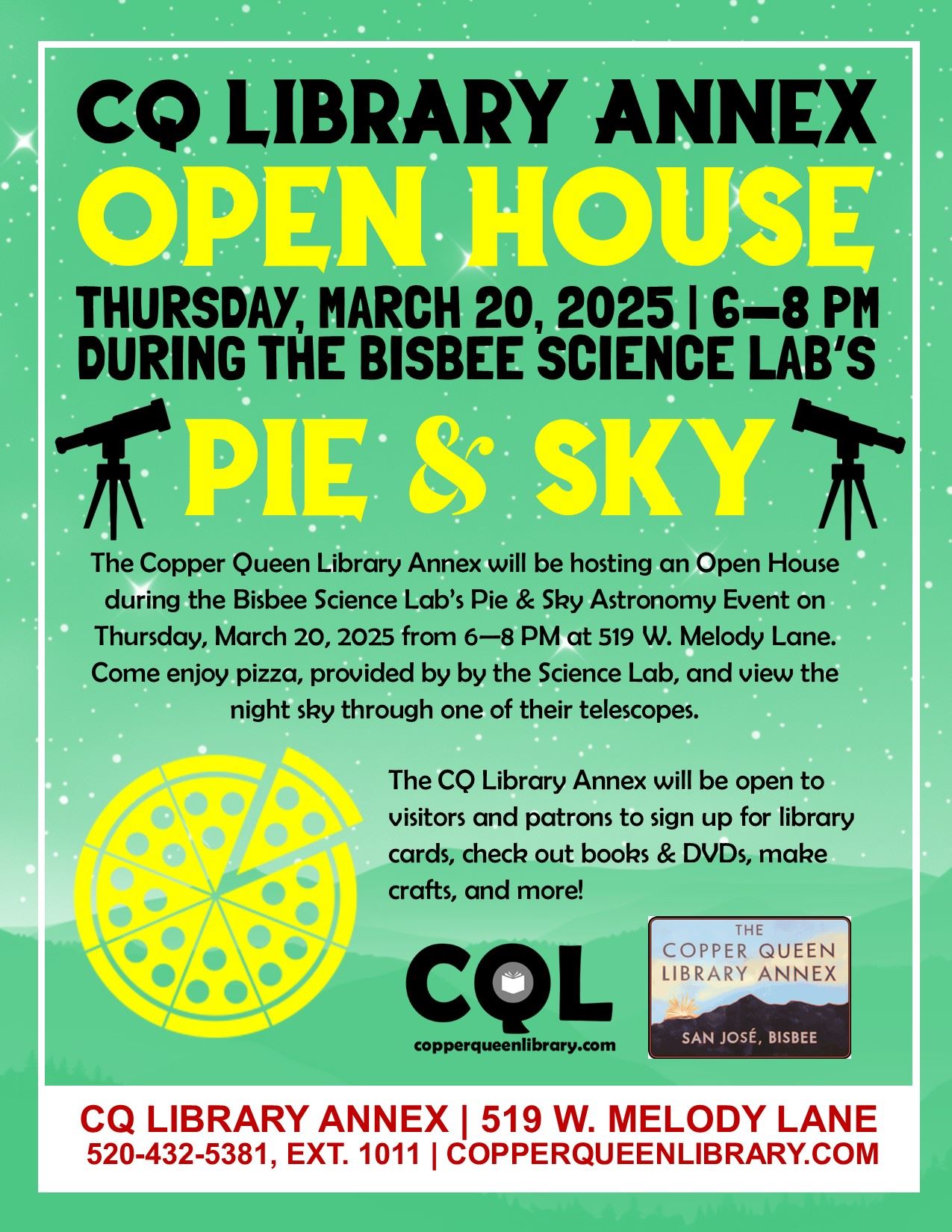 March 2025 Open House Poster