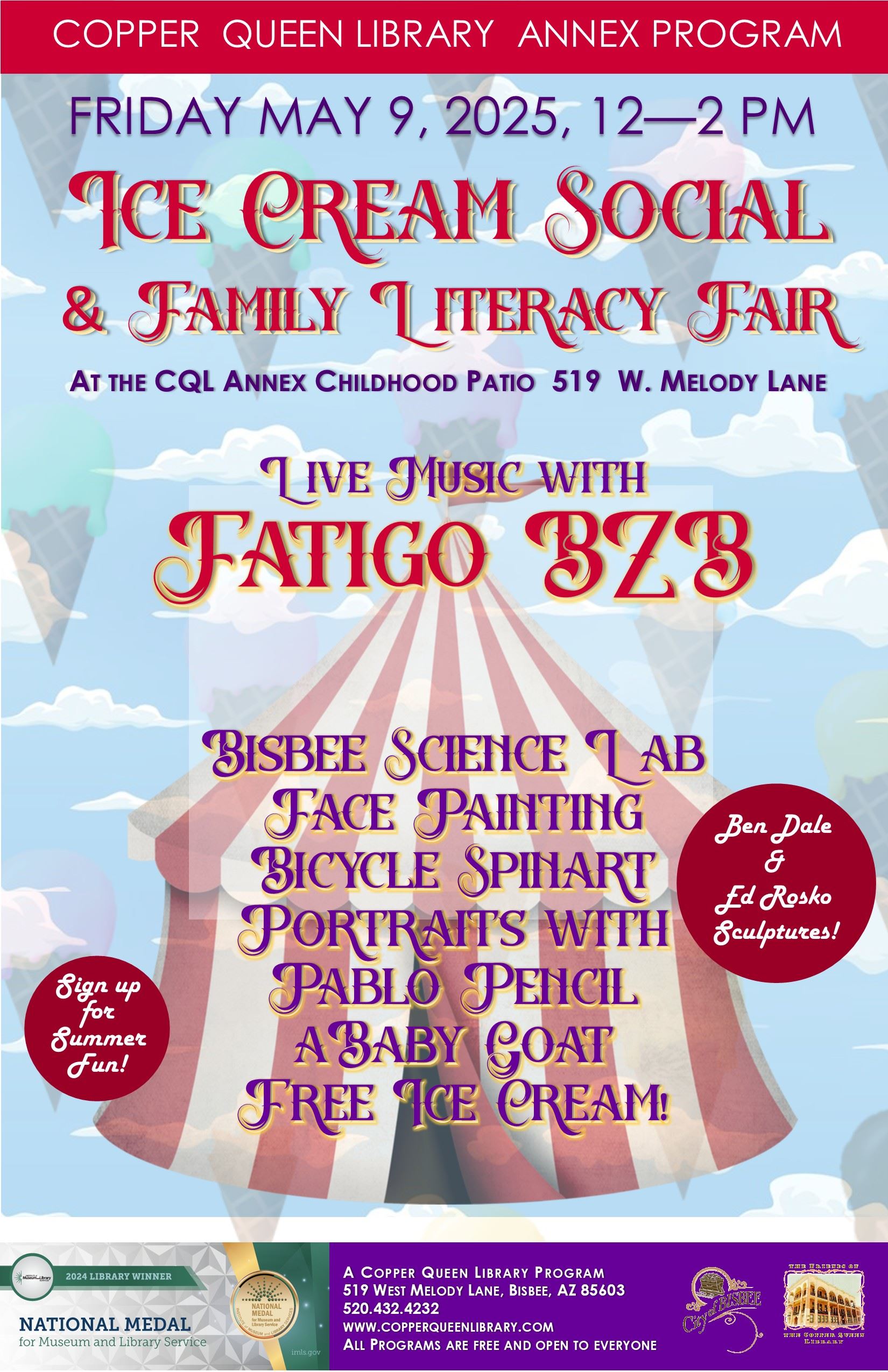 CQL ANNEX ICE CREAM SOCIAL Poster 2025