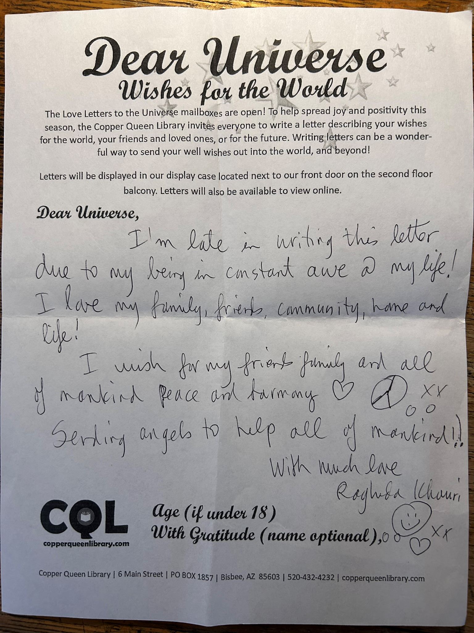 Raghida Love Letter 2025