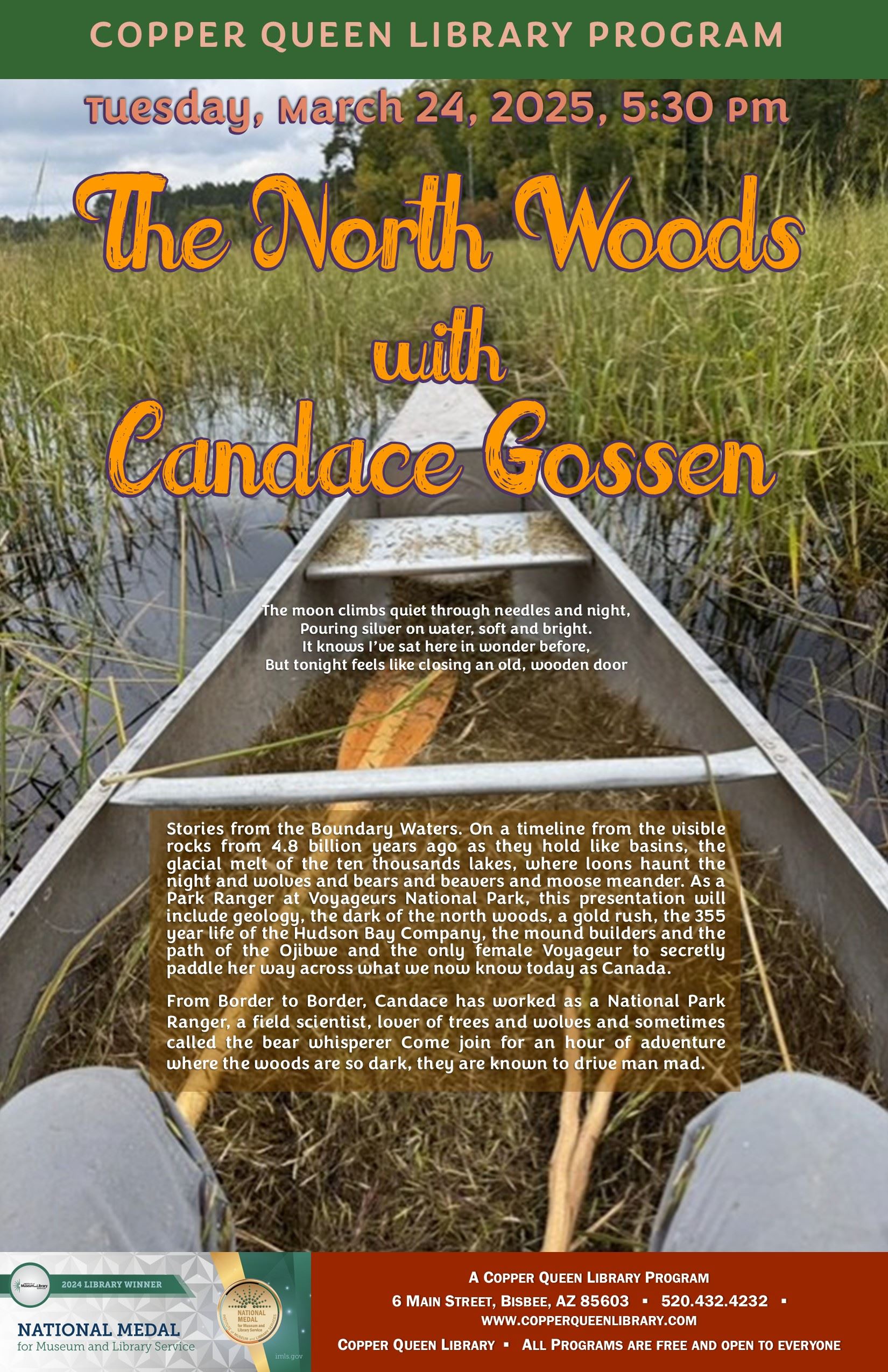 CQL CANDACE GOSSEN THE NORTH WOODS 3.24.2026