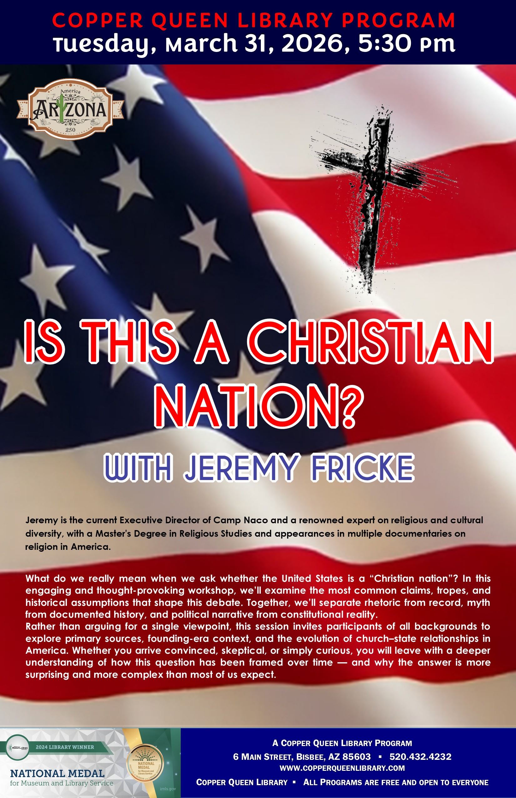 CQL DESERT JEREMY FRICKE CHRISTIAN NATION 3.31.2026