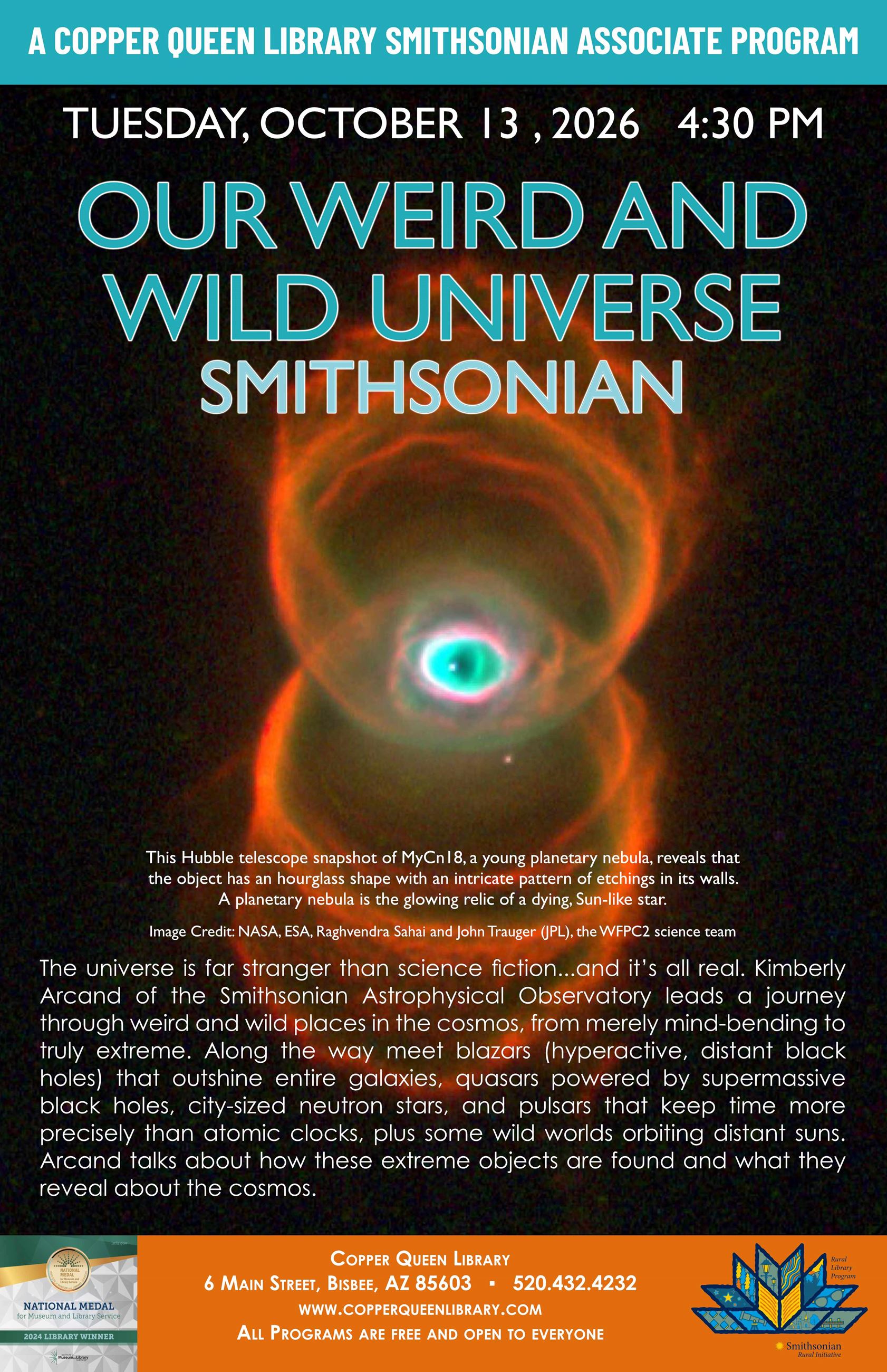 CQL SMITH WEIRD AND WILD UNIVERSE 10.13.2026 4 30 PM(1)