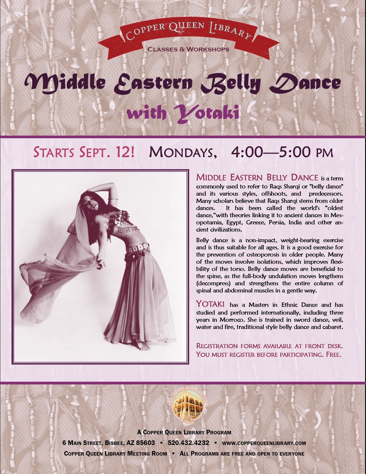 YOTAKI BELLY DANCE POSTER