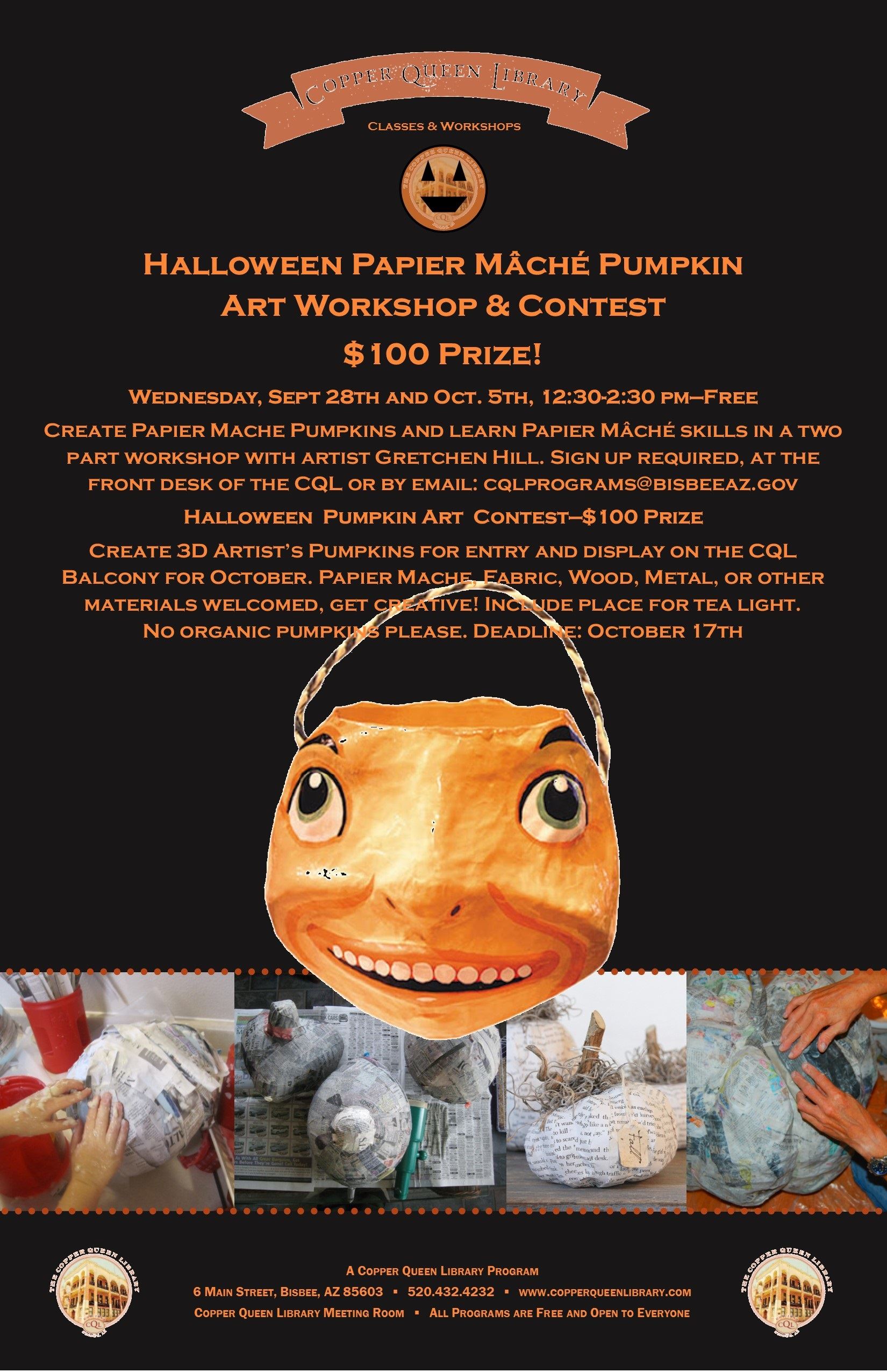 PUMPKIN ART WORKSHOP CONTEST 2016