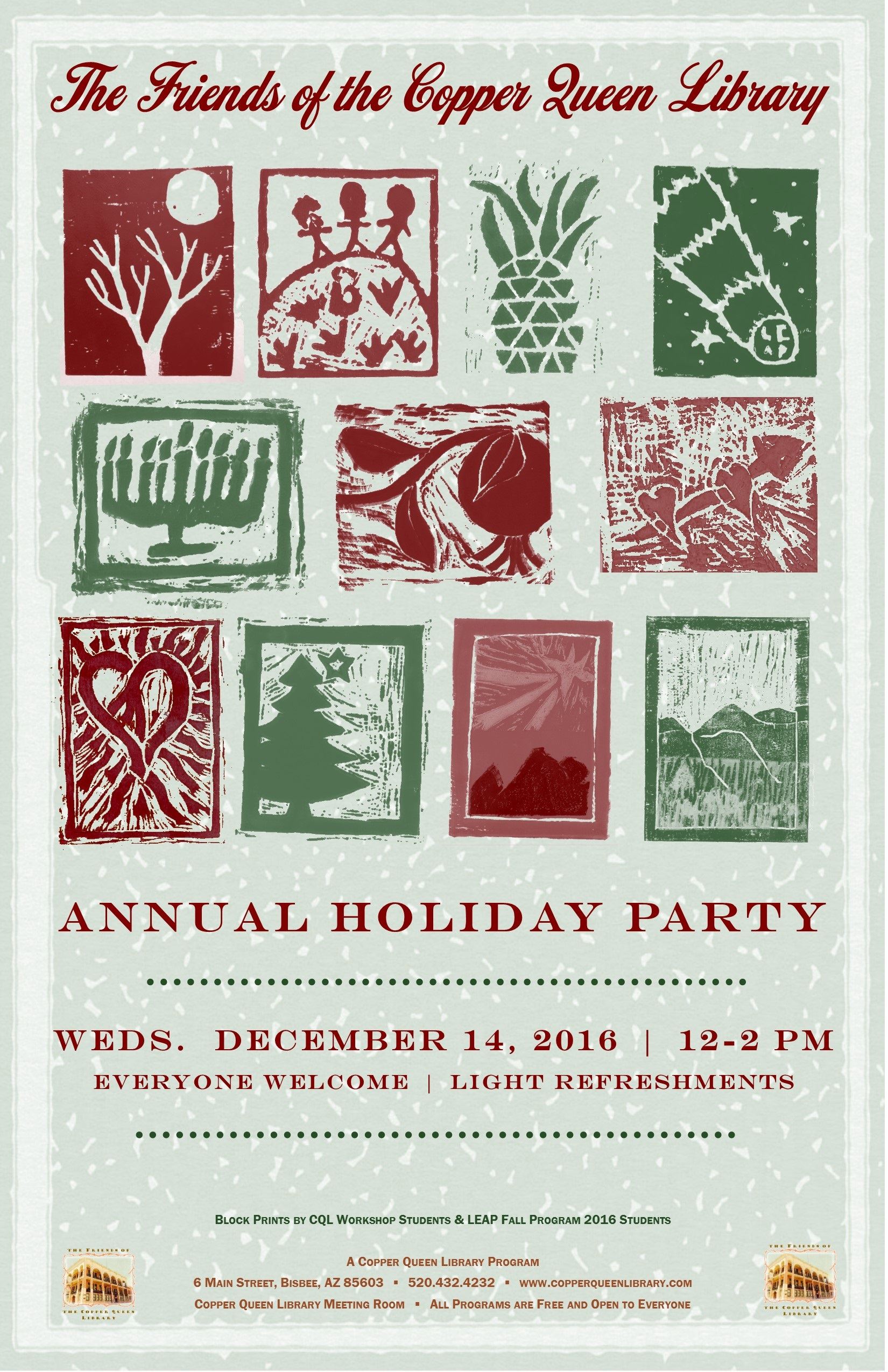 ANNUAL FRIENDSHOLIDAY PARTY DEC 2016