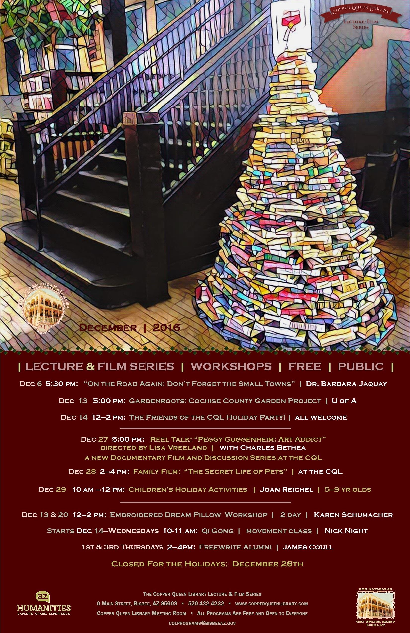 DECEMBER 2016 MONTHLY SCHEDULE