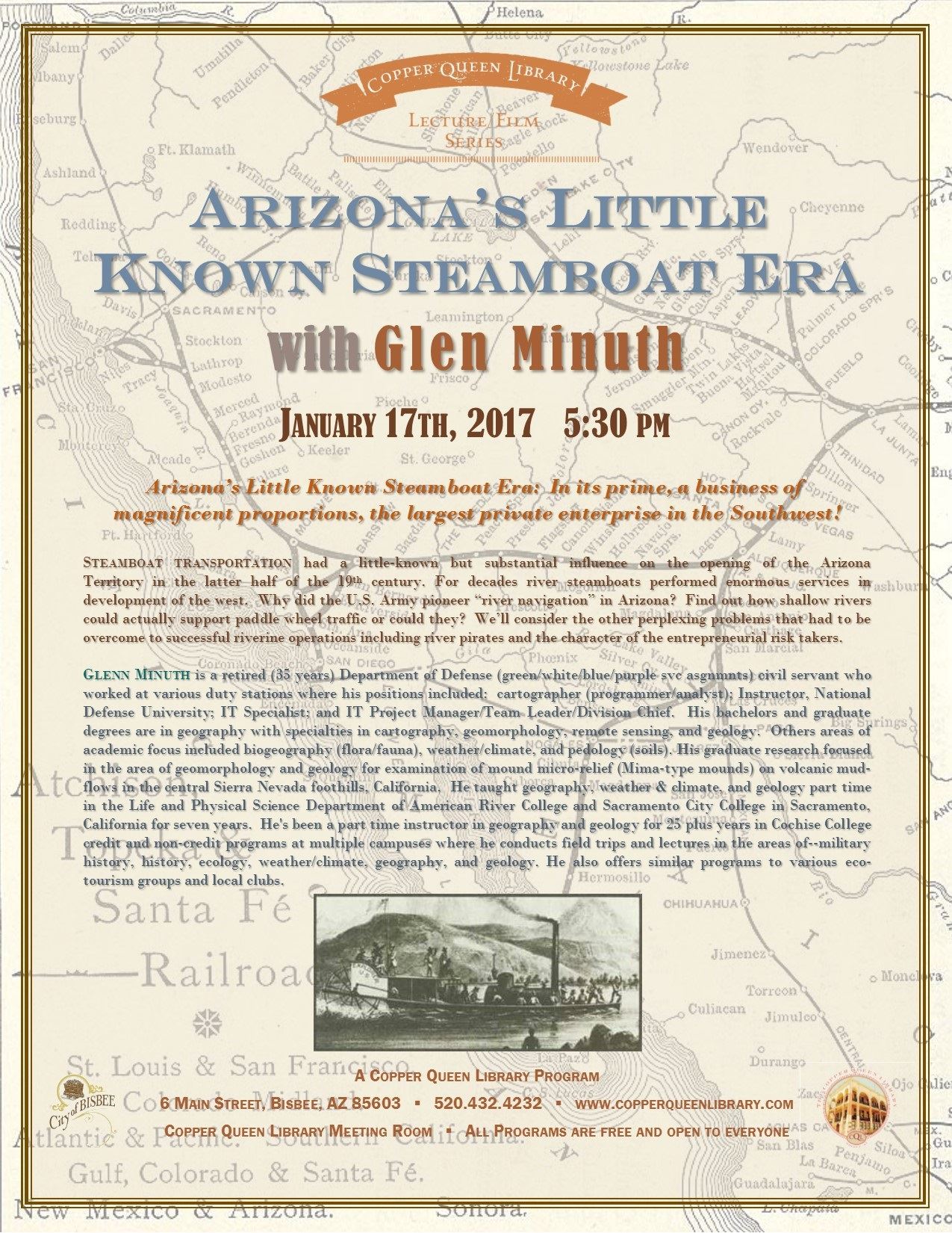 AZ STEAMBOATS MINUTH  1.17.17 POSTER 8.5x11