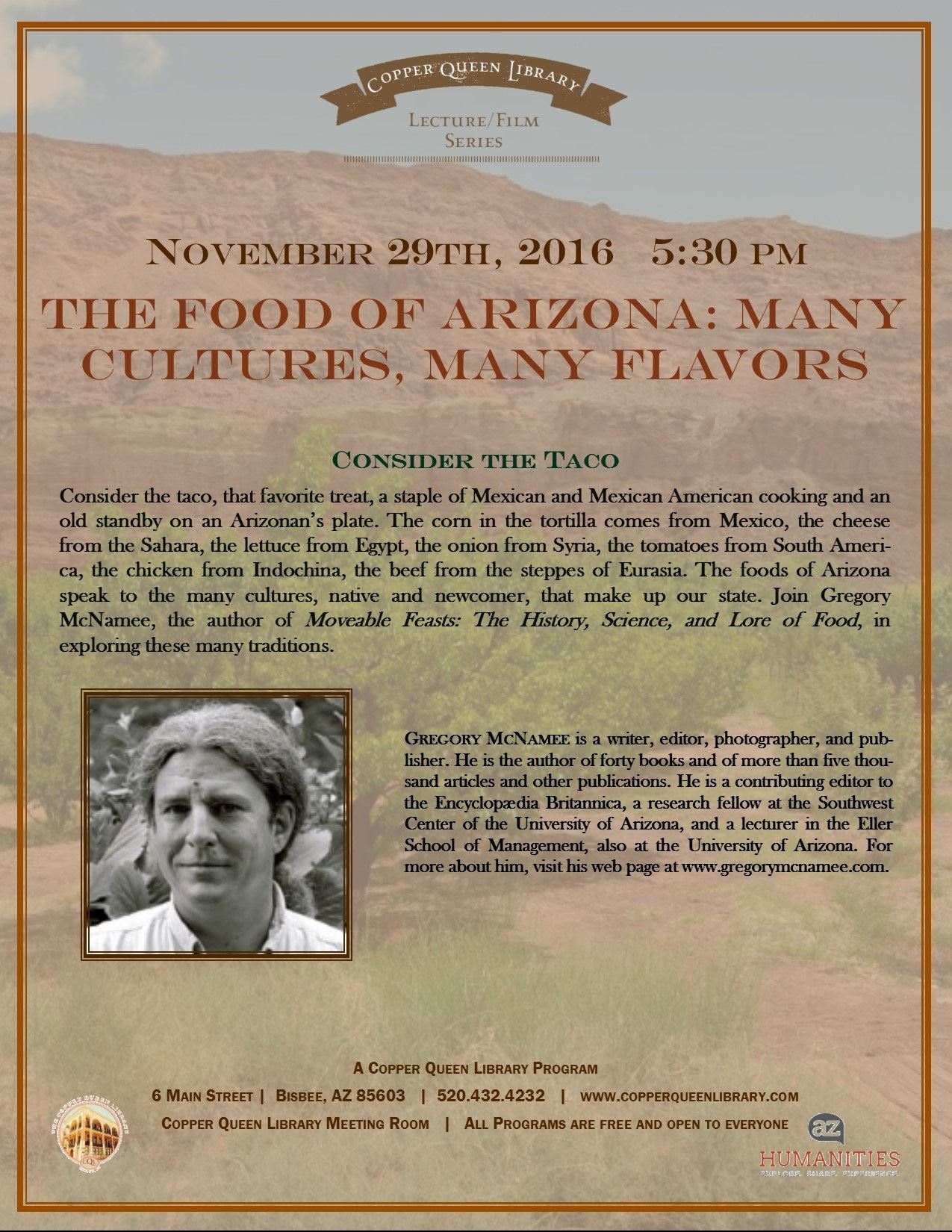 NOV.29.2016 FOODS MCNAMEE HUMANITIES POSTER 8.5x11