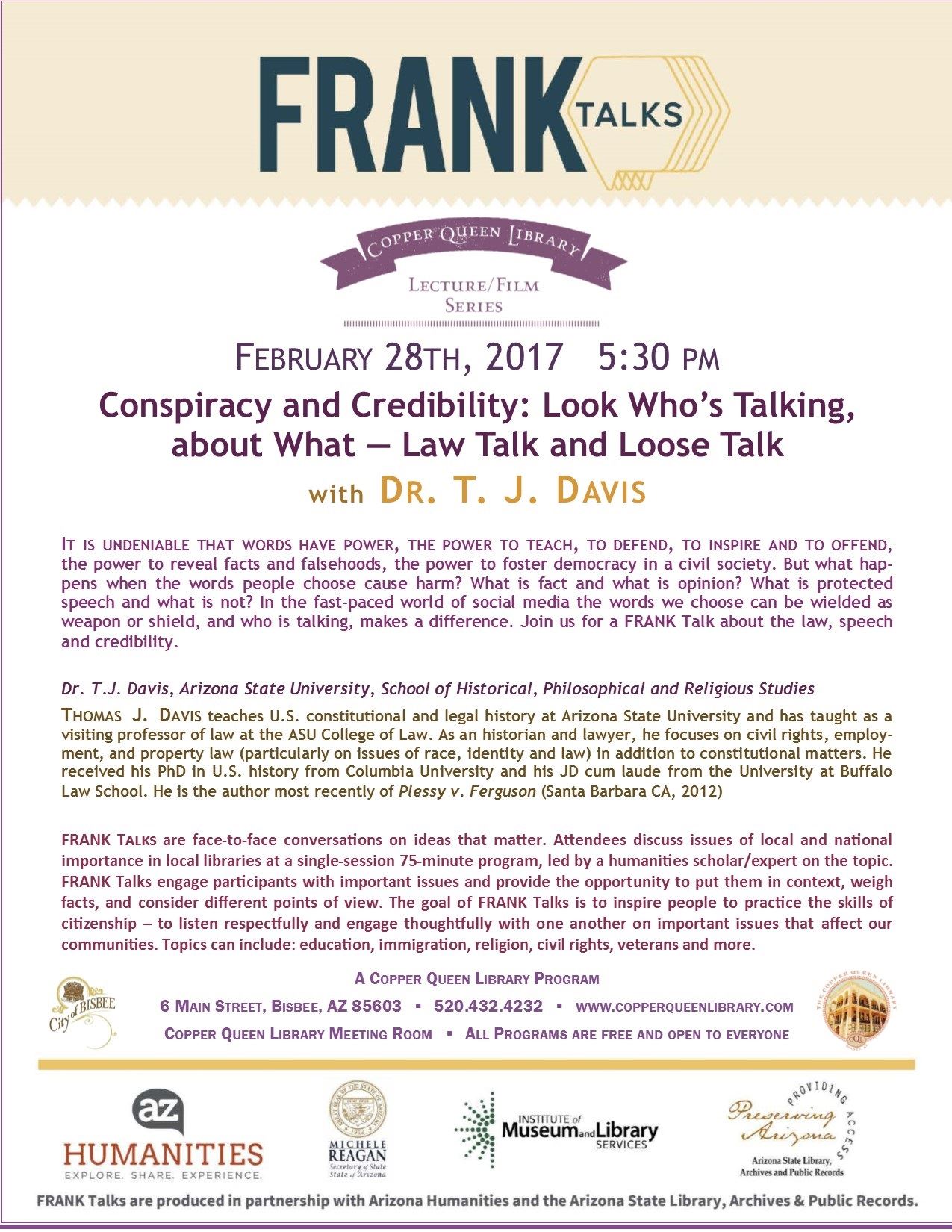 FRANKTalks POSTER 8.5x11