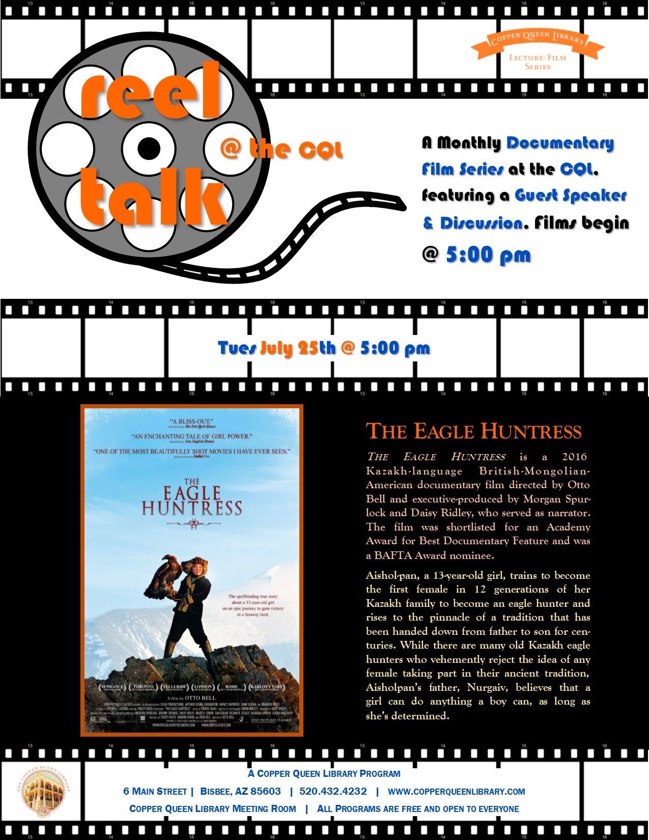 EAGLE HUNTRESS REEL TALK JUNE 2017 8.5 X 11