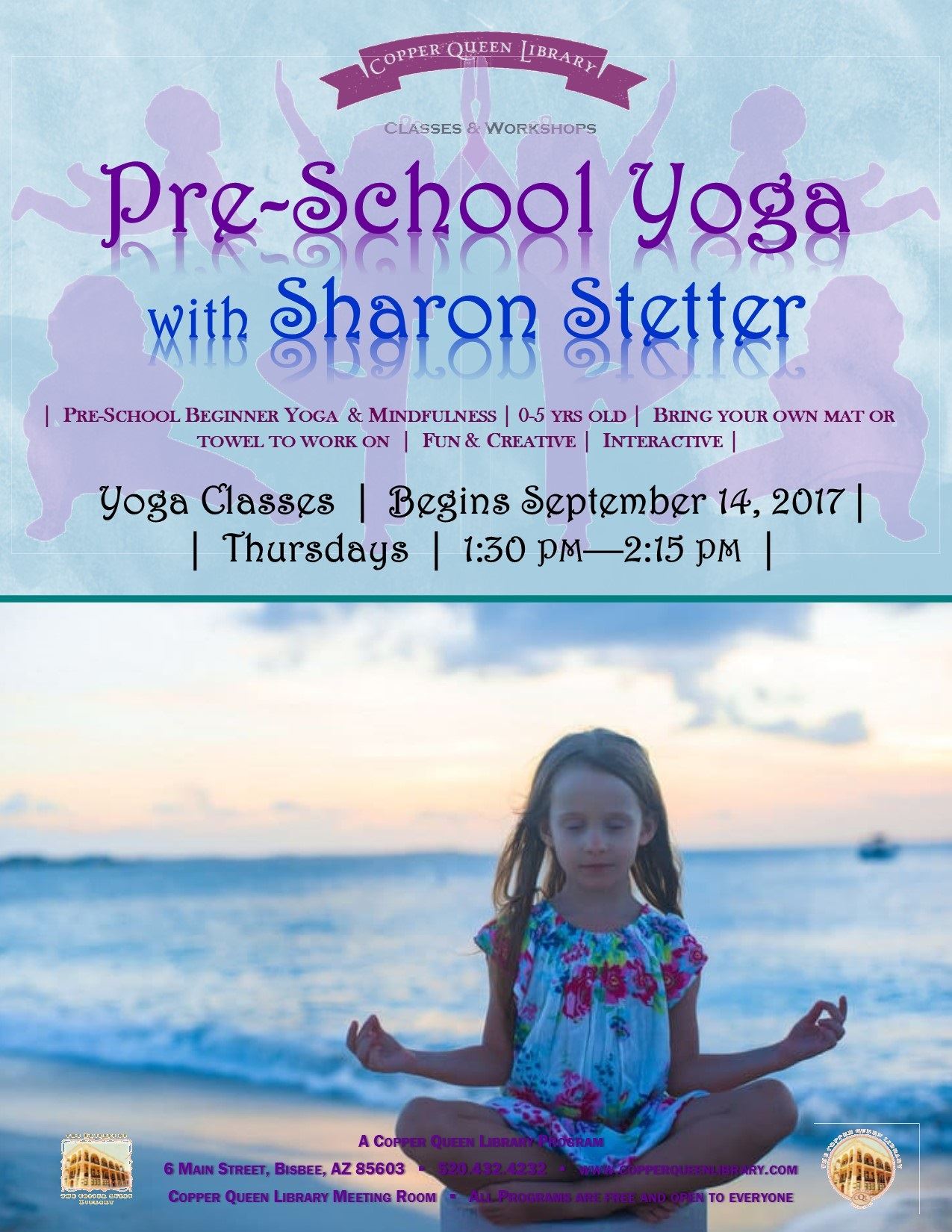 STETTER PRE-SCHOOL YOGA POSTER SEPT 2017 8.5 x 11