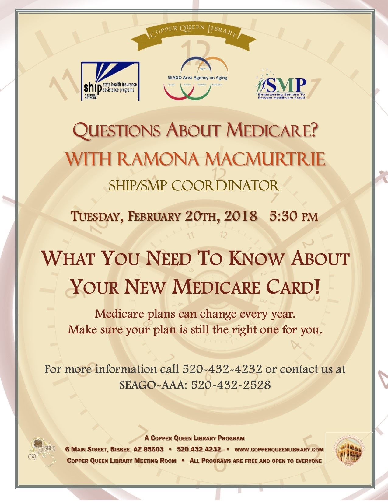 RAMONA MCMURTRIE MEDICARE 2.20.18 POSTER 8.5x11