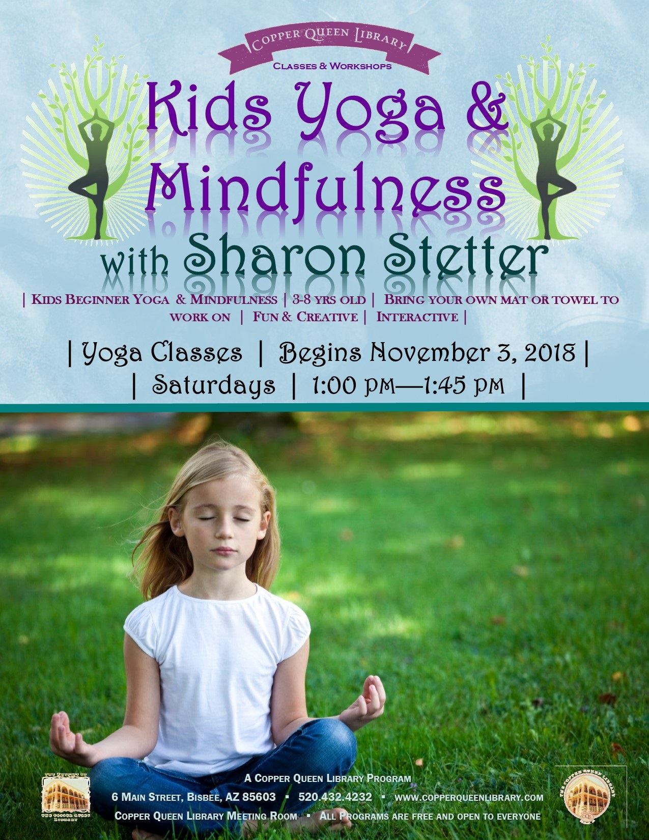 STETTER KIDS YOGA POSTER NOV 2018 8.5 x 11