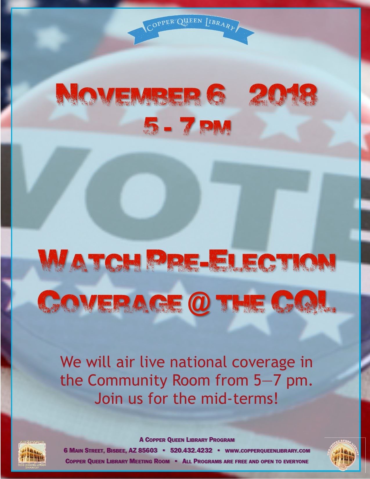PRE-ELECTION COVERAGE 11.6.18 8.5 x 11