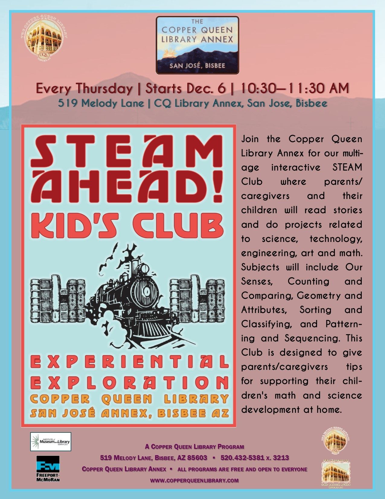 CQL ANNEX STEAM AHEAD CLUB 2018 8.5 x 11