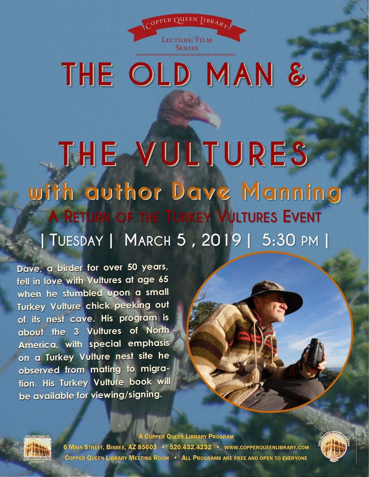 DAVE MANNING OLD MAN and VULTURES