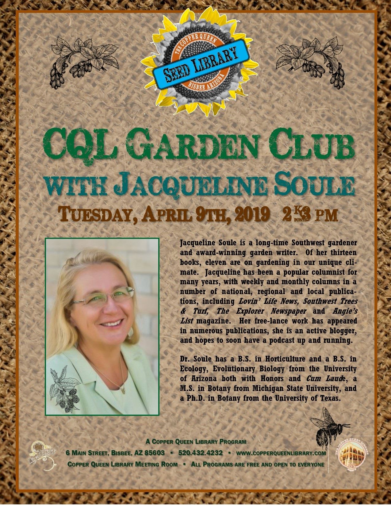 CQL GARDEN CLUB SOULE