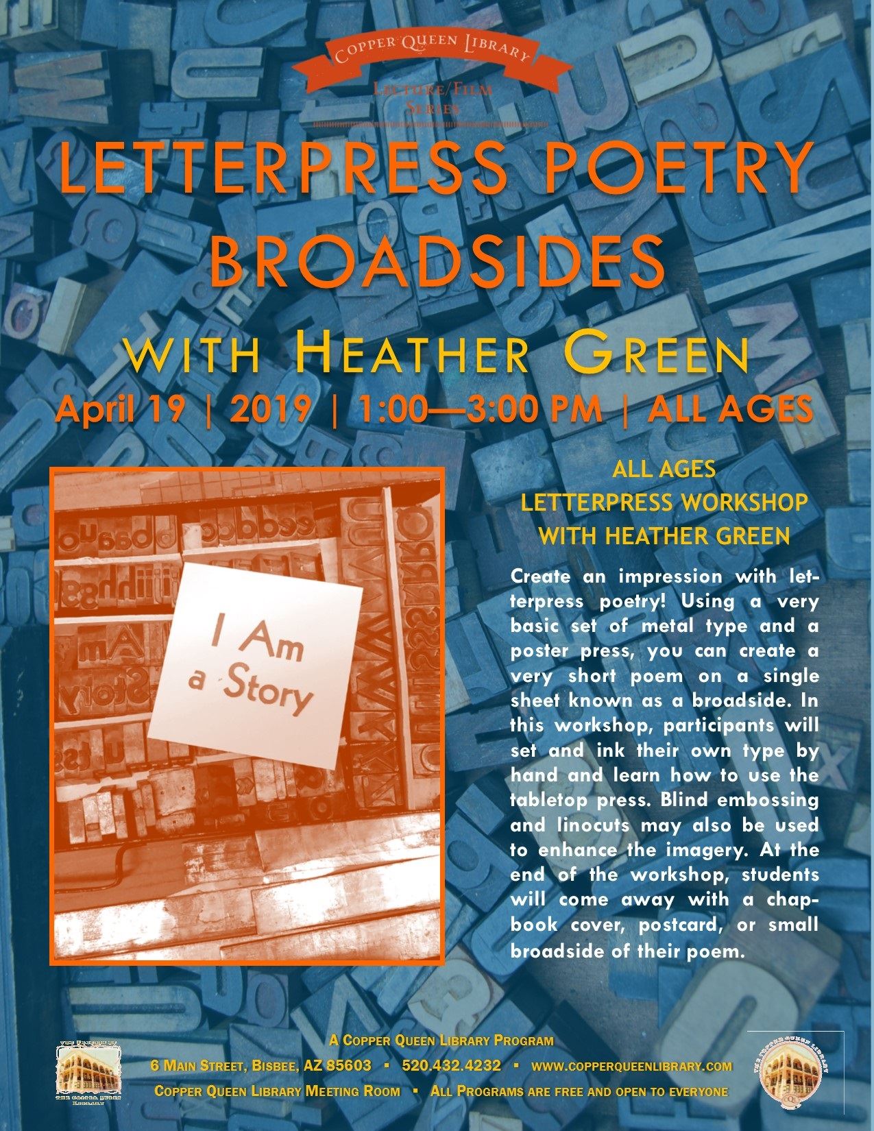 HEATHER GREEN LETTERPRESS WORKSHOP