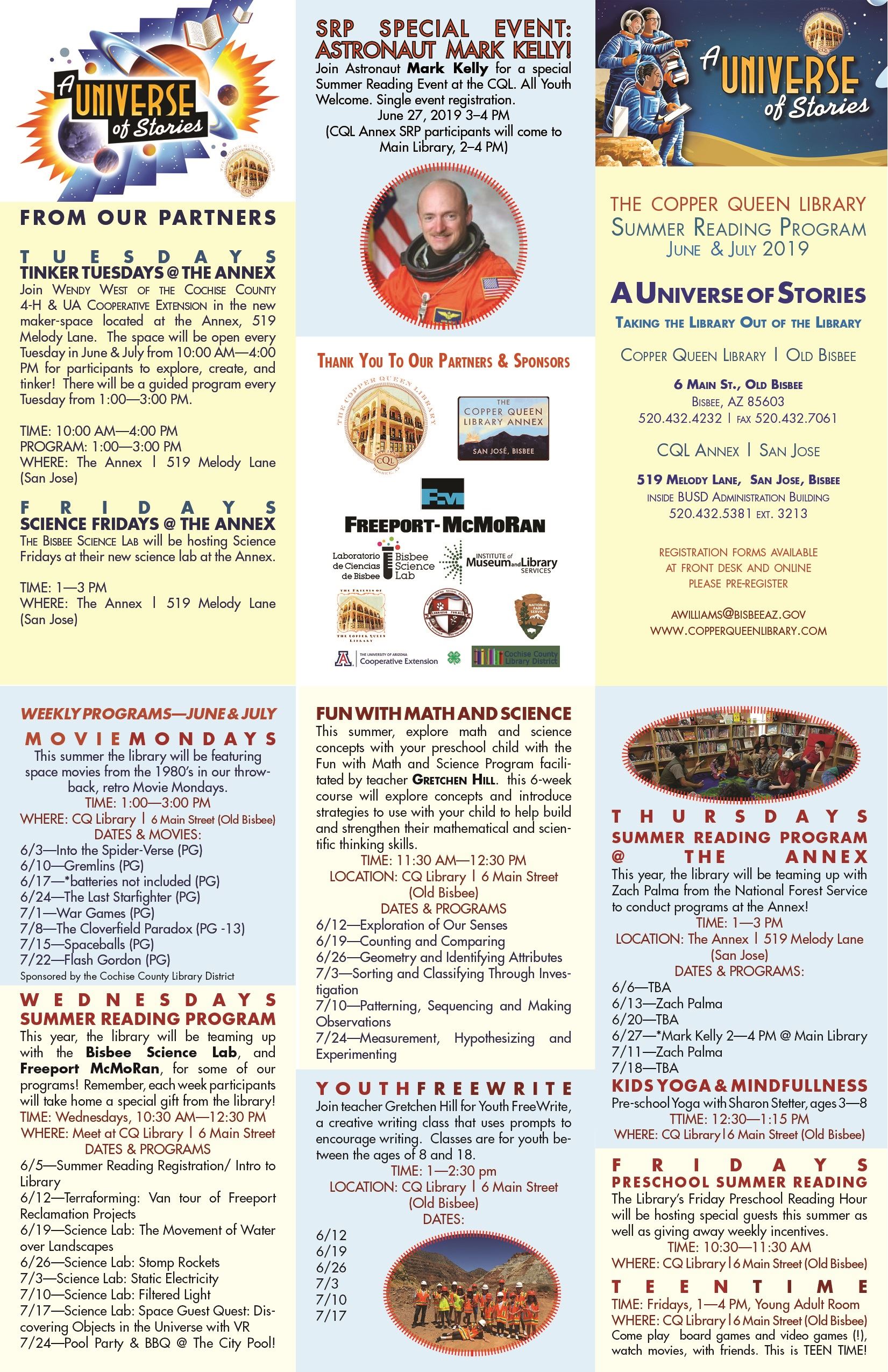 CQL SUMMER READING 2019 11 x 17