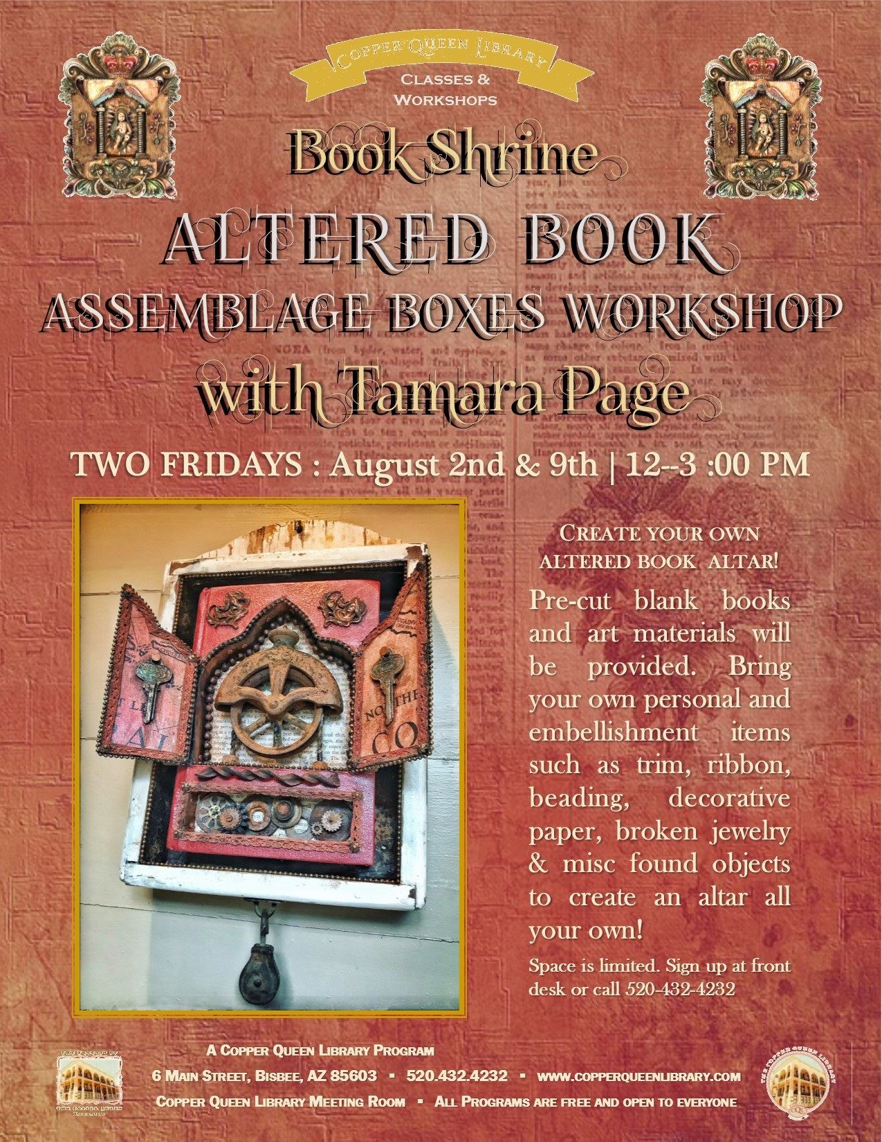 TAMARA PAGE ALTERED BOOKS WORKSHOP 8.2.19 8.5 X 11