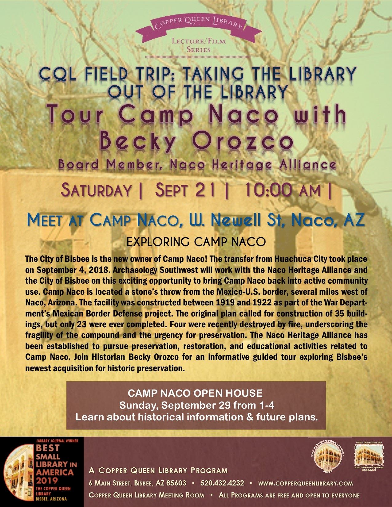 CQL FIELD TRIP CAMP NACO