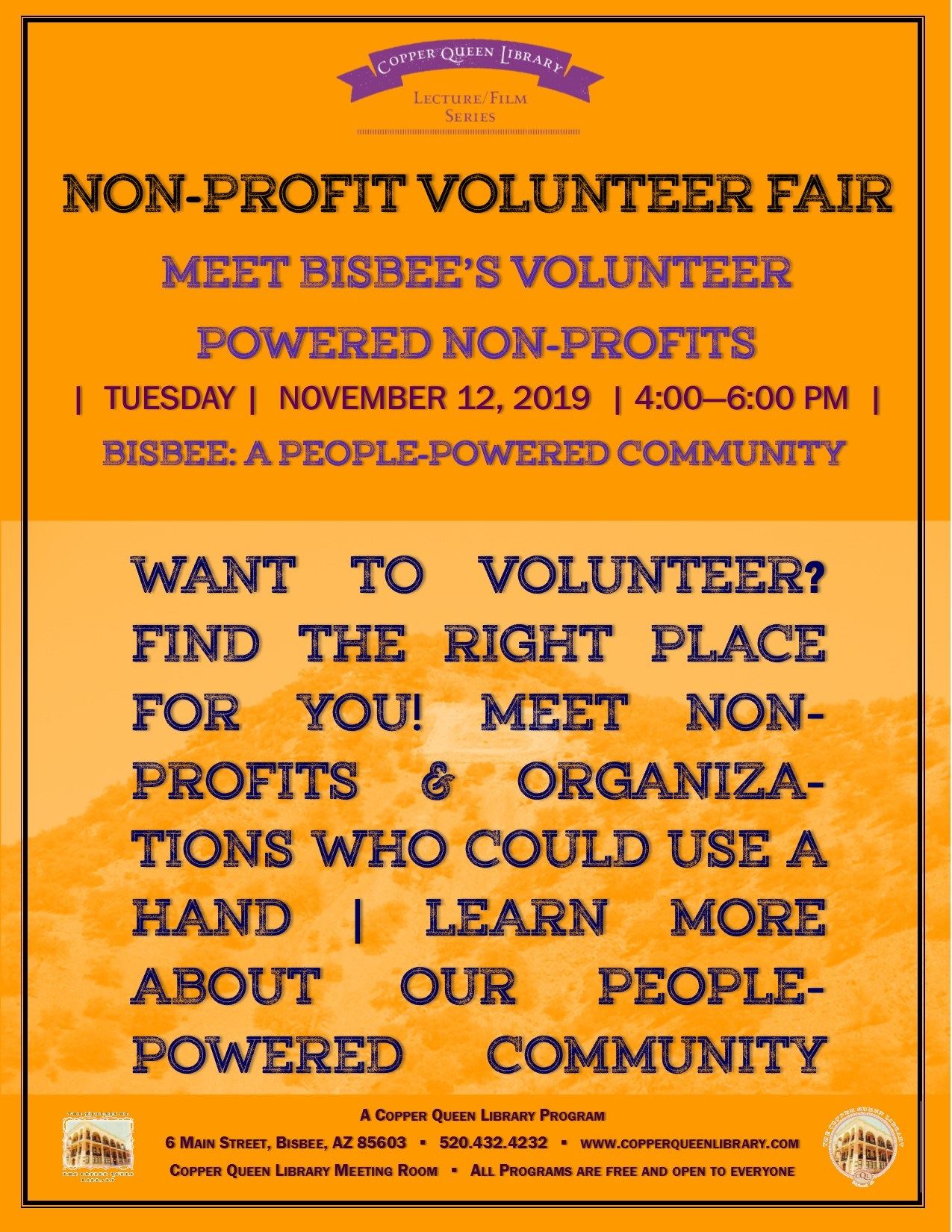 VOLUNTEER FAIR 2019