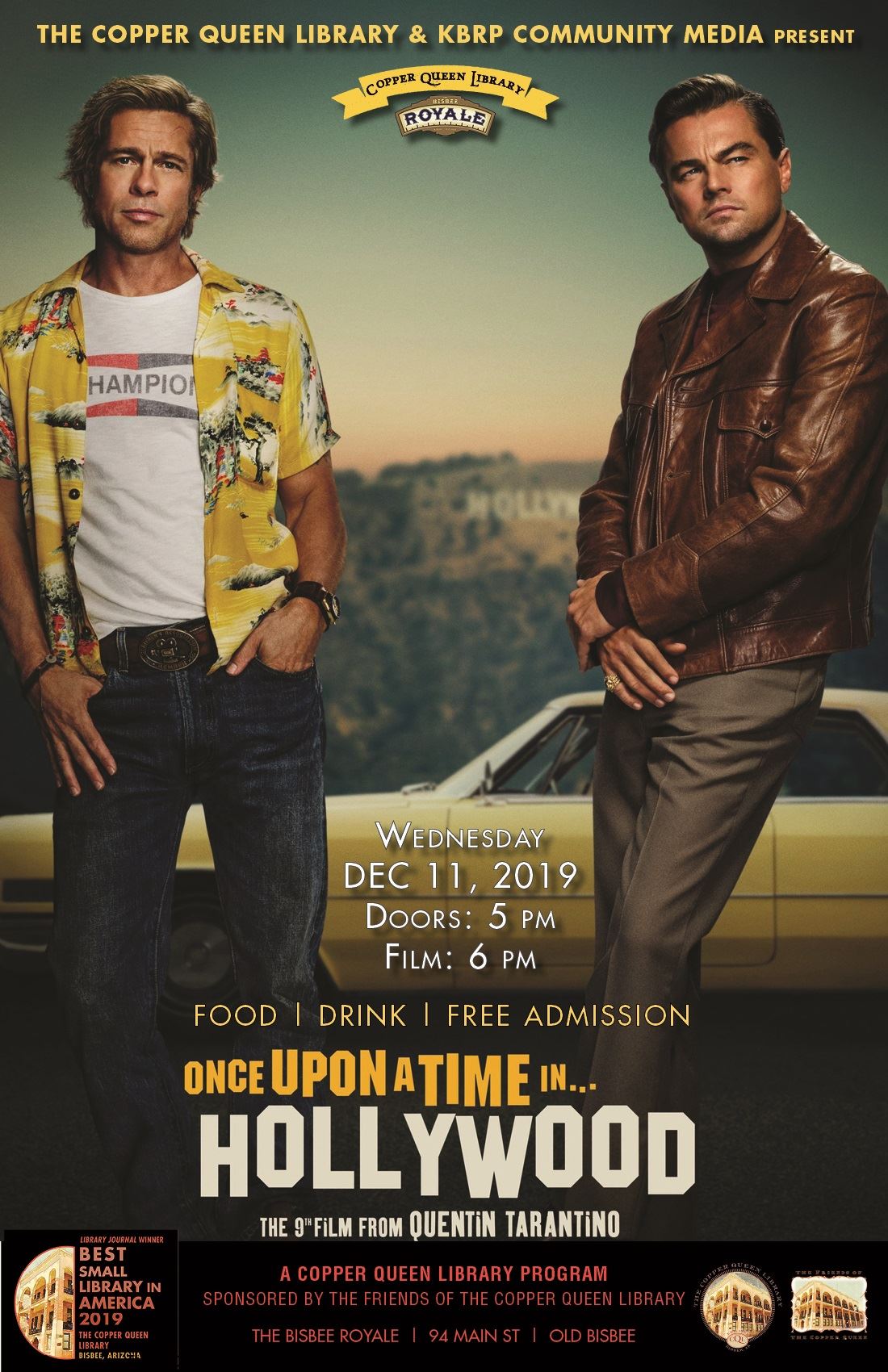 CQL ONCE UPON A TIME IN HOLLYWOOD DECEMBER