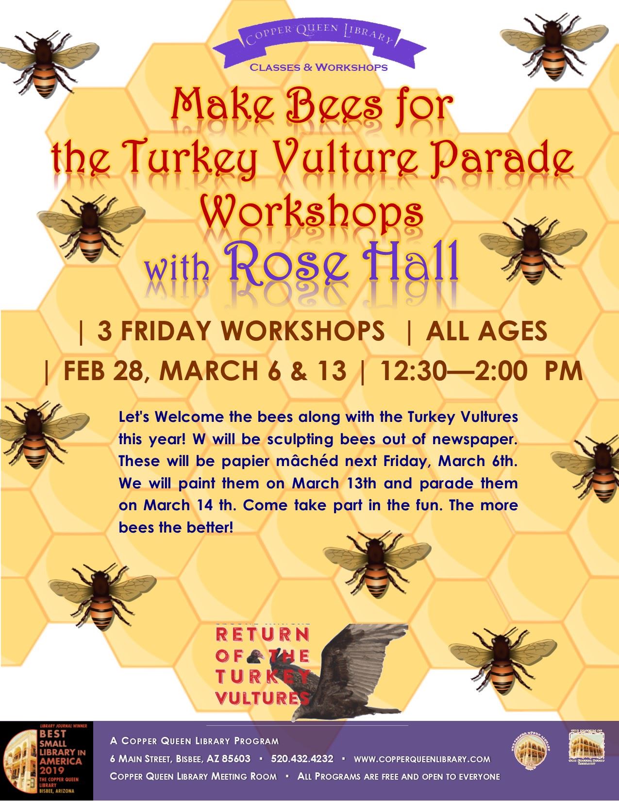 ROSE HALL VULTURE PARADE WORKSHOP