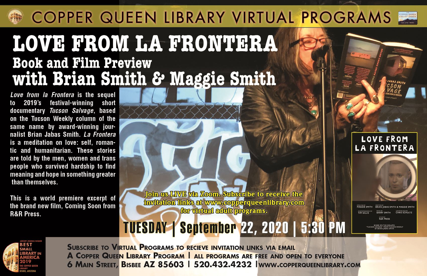 CQL BRIAN MAGGIE SMITH TUCSON SALVAGE