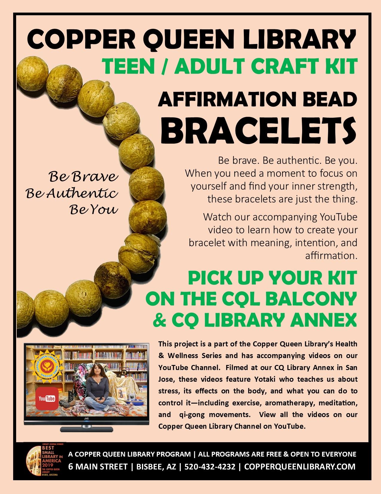 Affirmation Bead Bracelet Poster