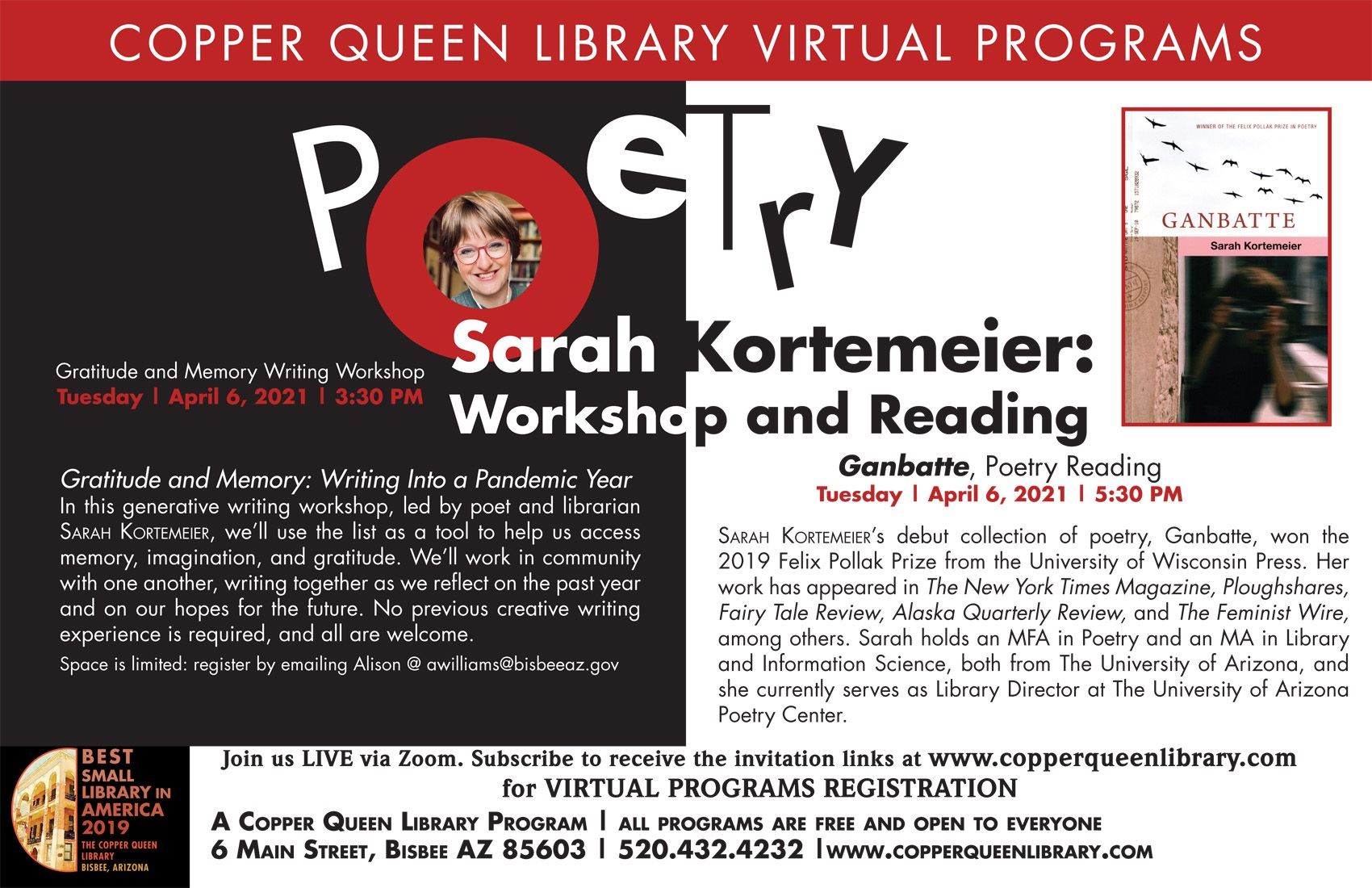 SARAH KORTEMEIER 4.6.2021 POSTER 17 X 11 LO REZ