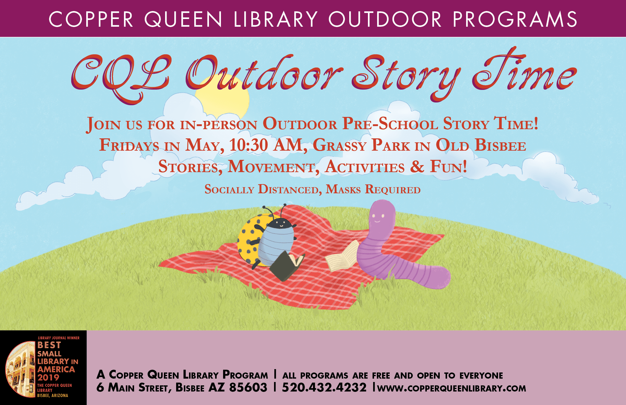Story Hour in the Park May 2021